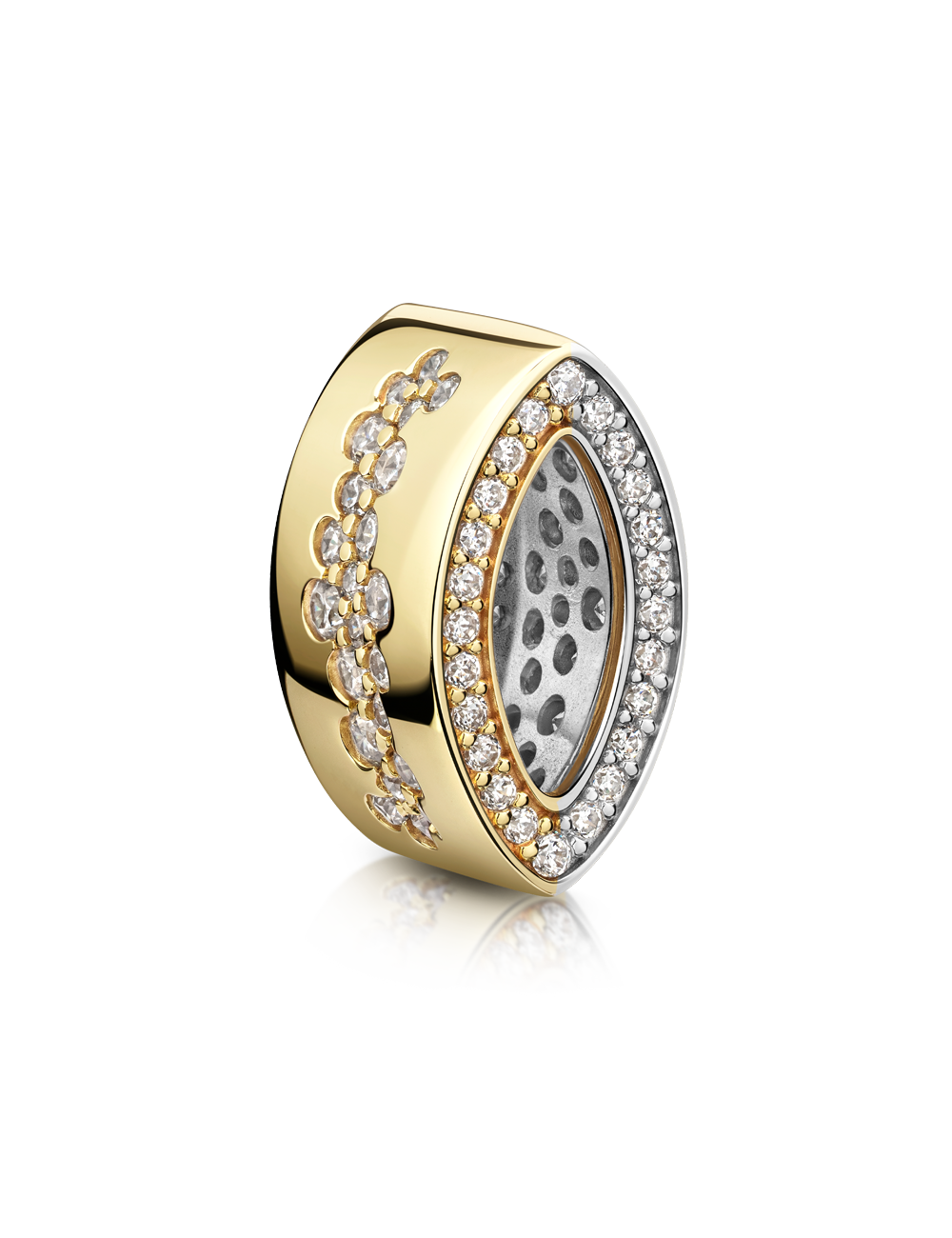 Wendeanhänger 925/- Silber bicolor