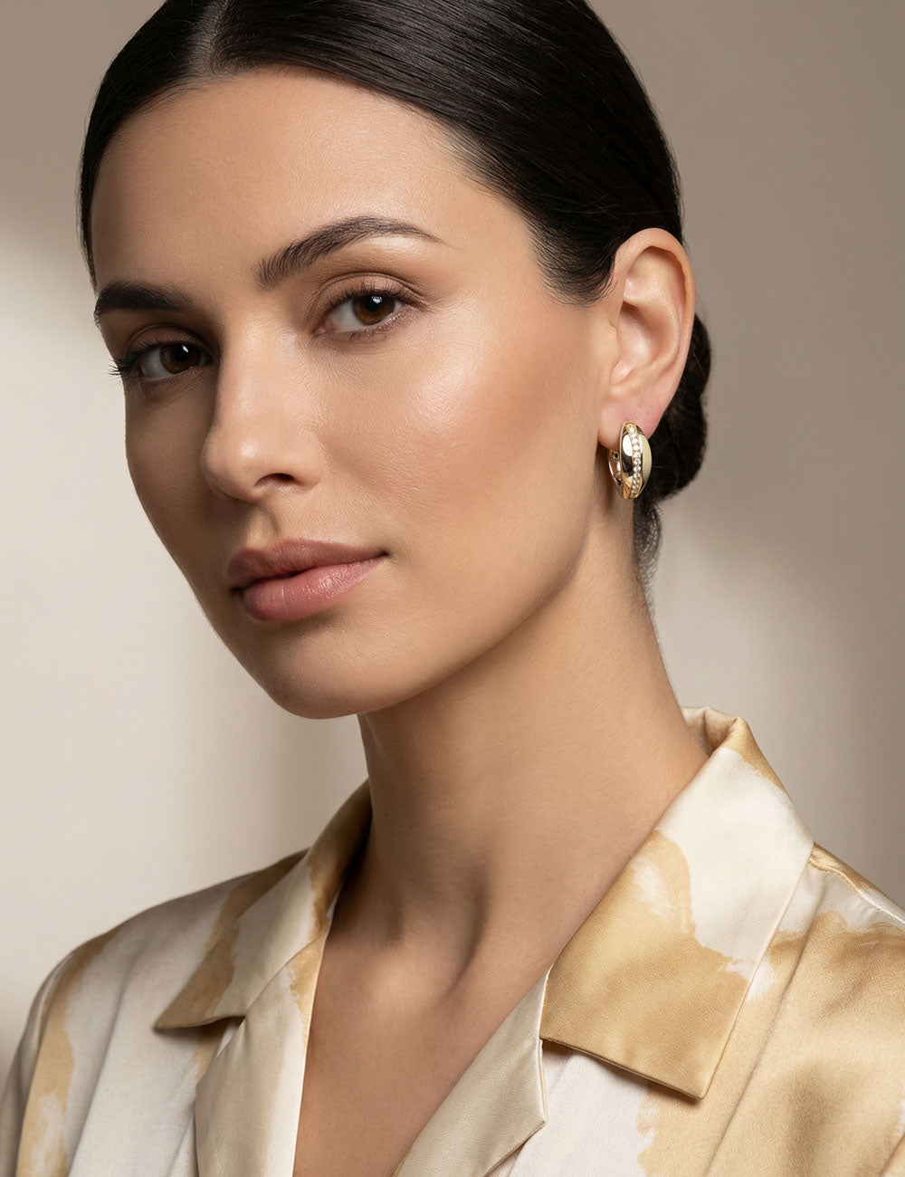 Wendecreolen 925/- Silber mit Zirkonia