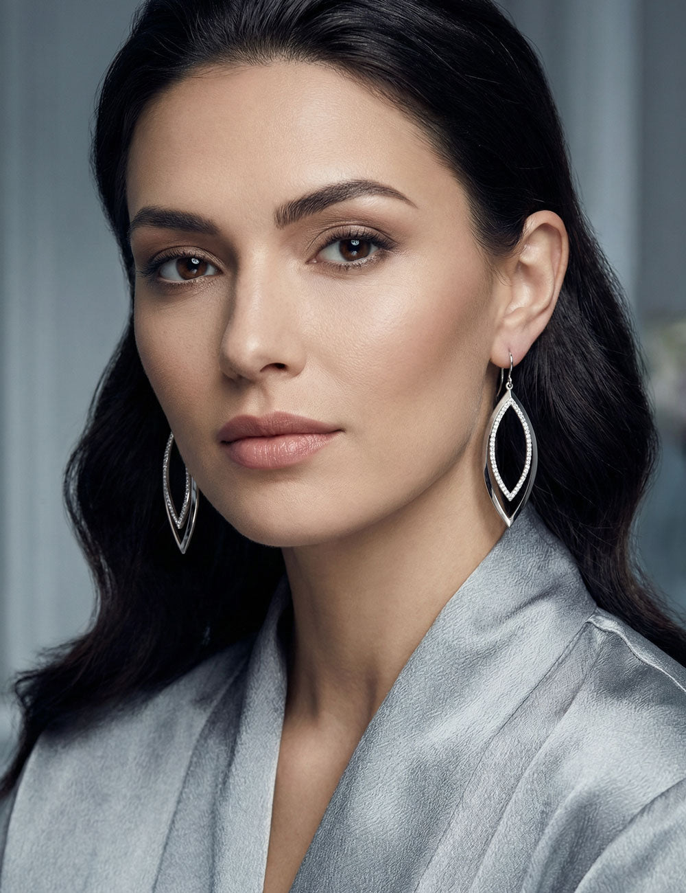 Ohrhänger 925/- Silber rhodiniert