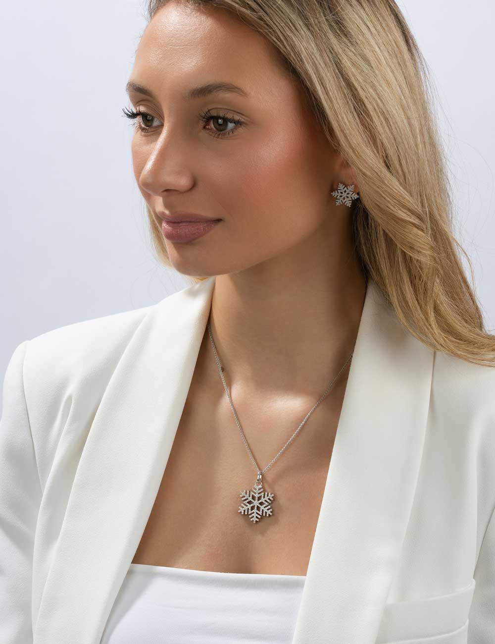 Ohrstecker "Schneeflocke"