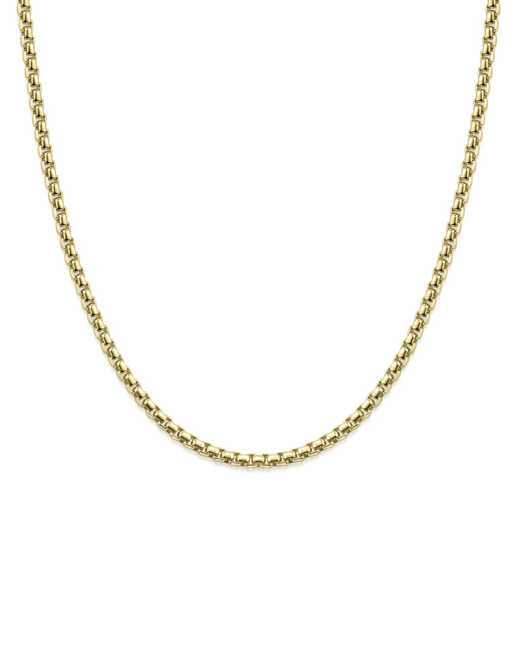 Premium Venezianerkette, 585/- Gelbgold, 45cm