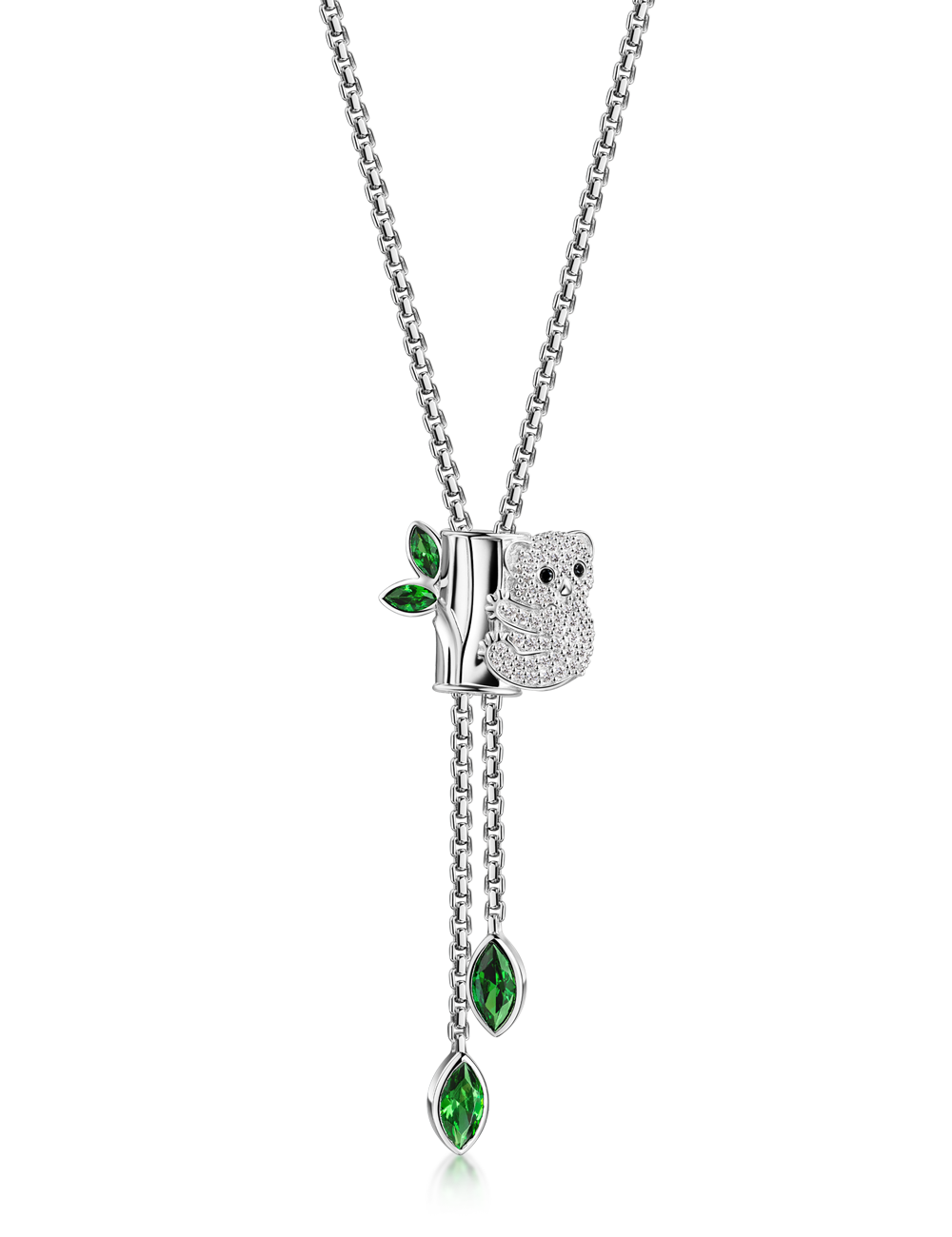 Slidercollier Koala 925/- Silber