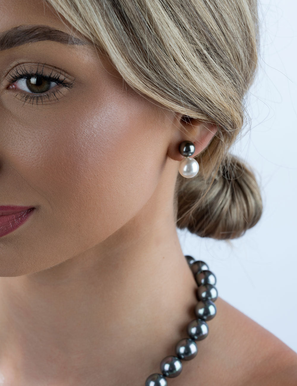 #Muschelkernperle_anthrazit