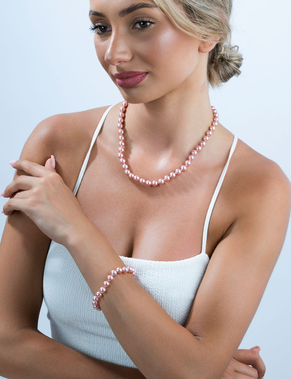 #Muschelkernperle_rosa