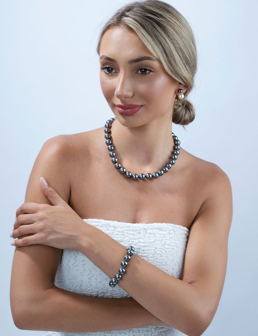 #Muschelkernperle_anthrazit