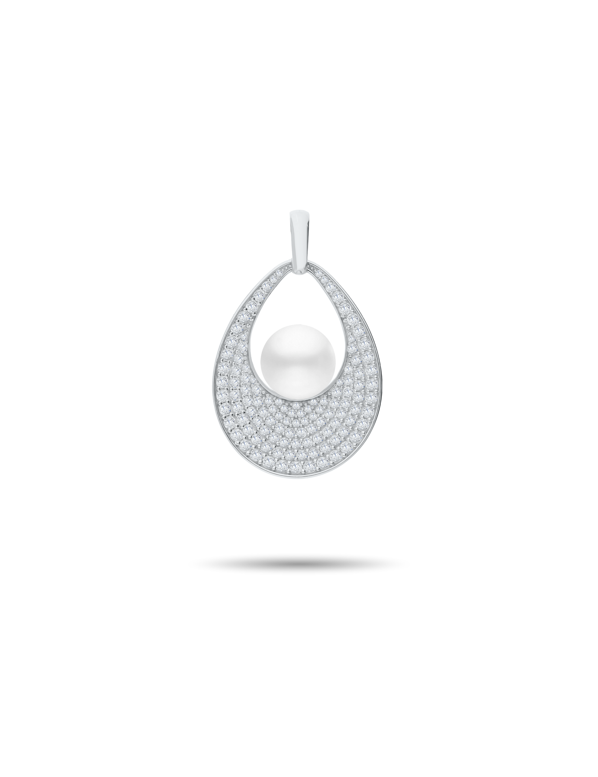 Anhänger, 925/- Silber mit Perle