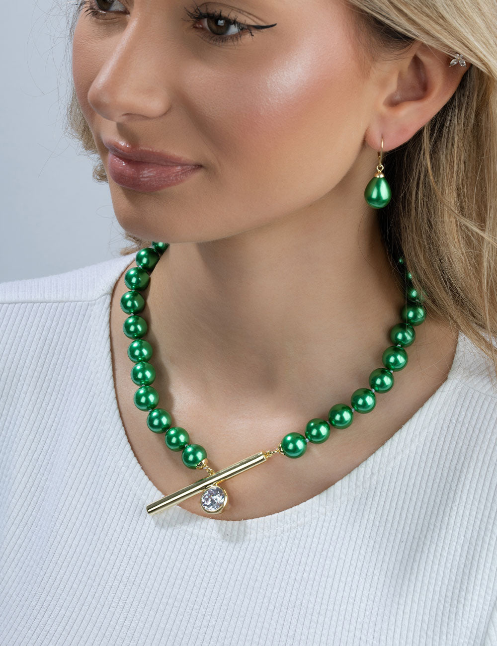 #Muschelkernperle_smaragd