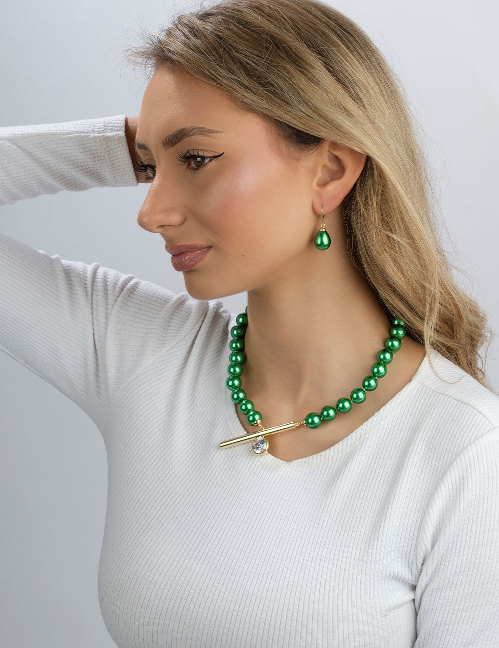 #Muschelkernperle_smaragd