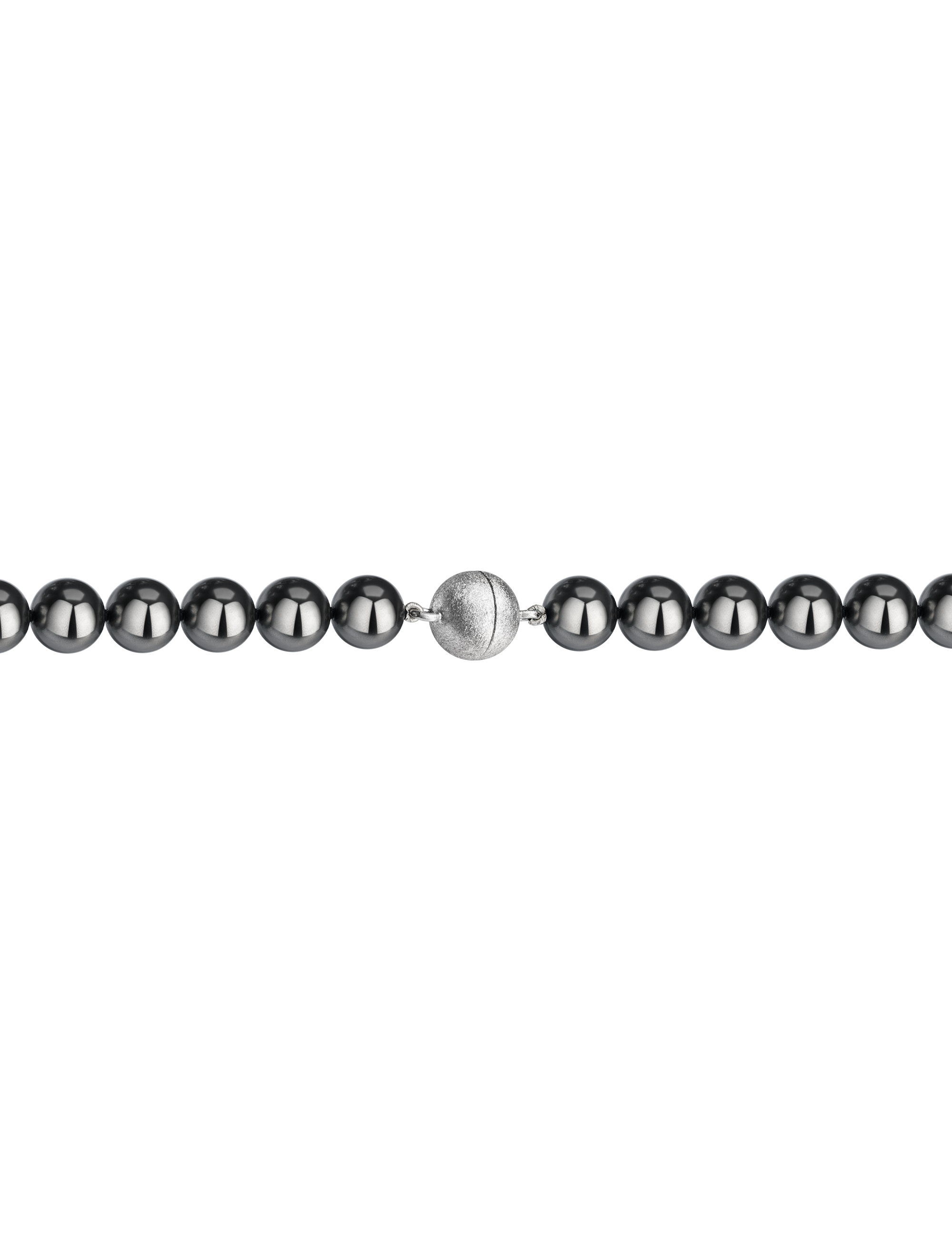 Collier mit Magnetverschluss 47cm anthrazit 45072_2