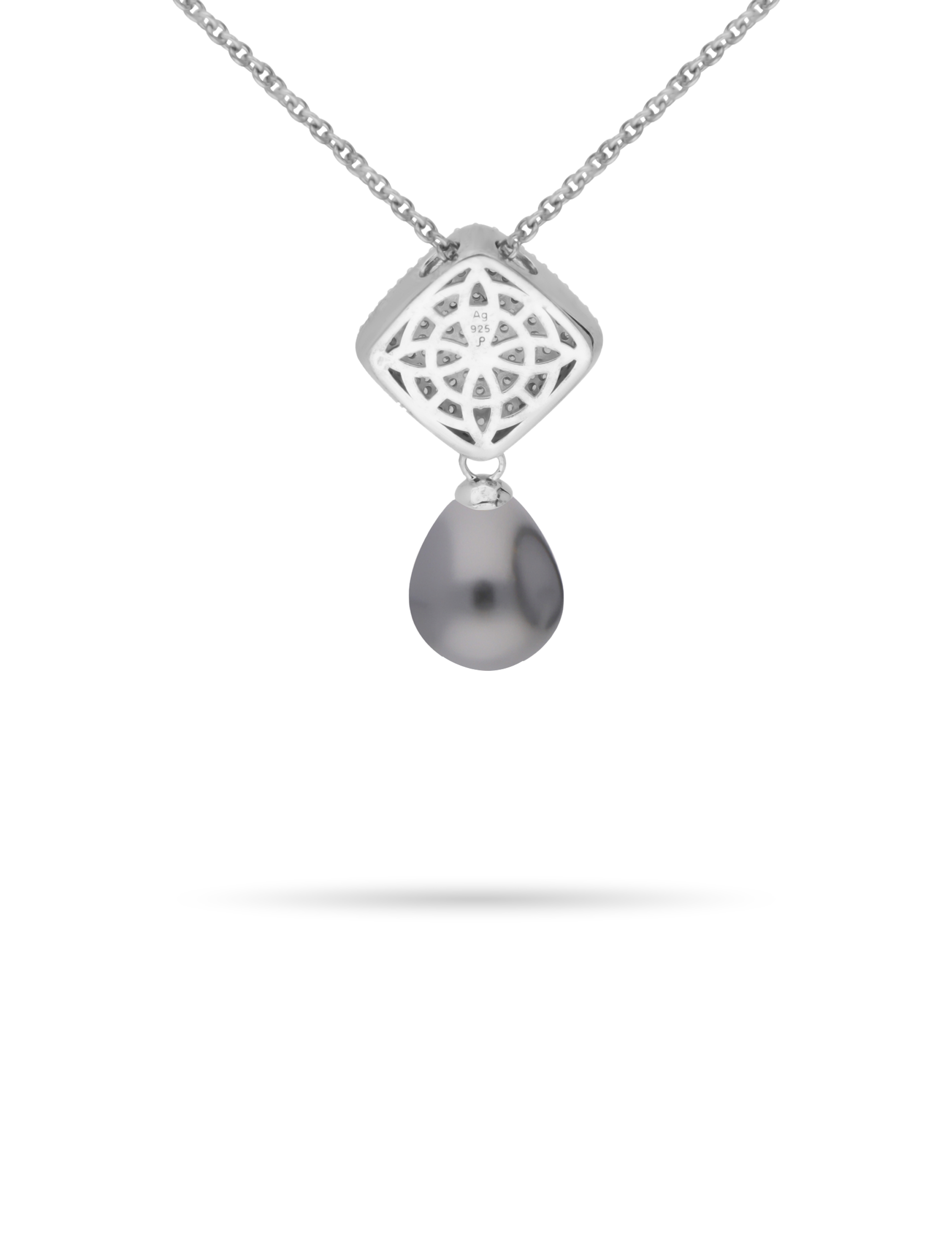 Collier mit Tropfen-Anhänger