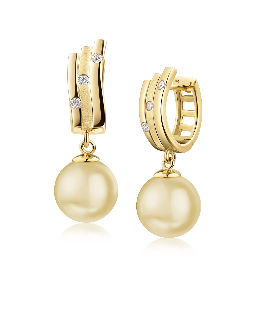 #Muschelkernperle_champagner