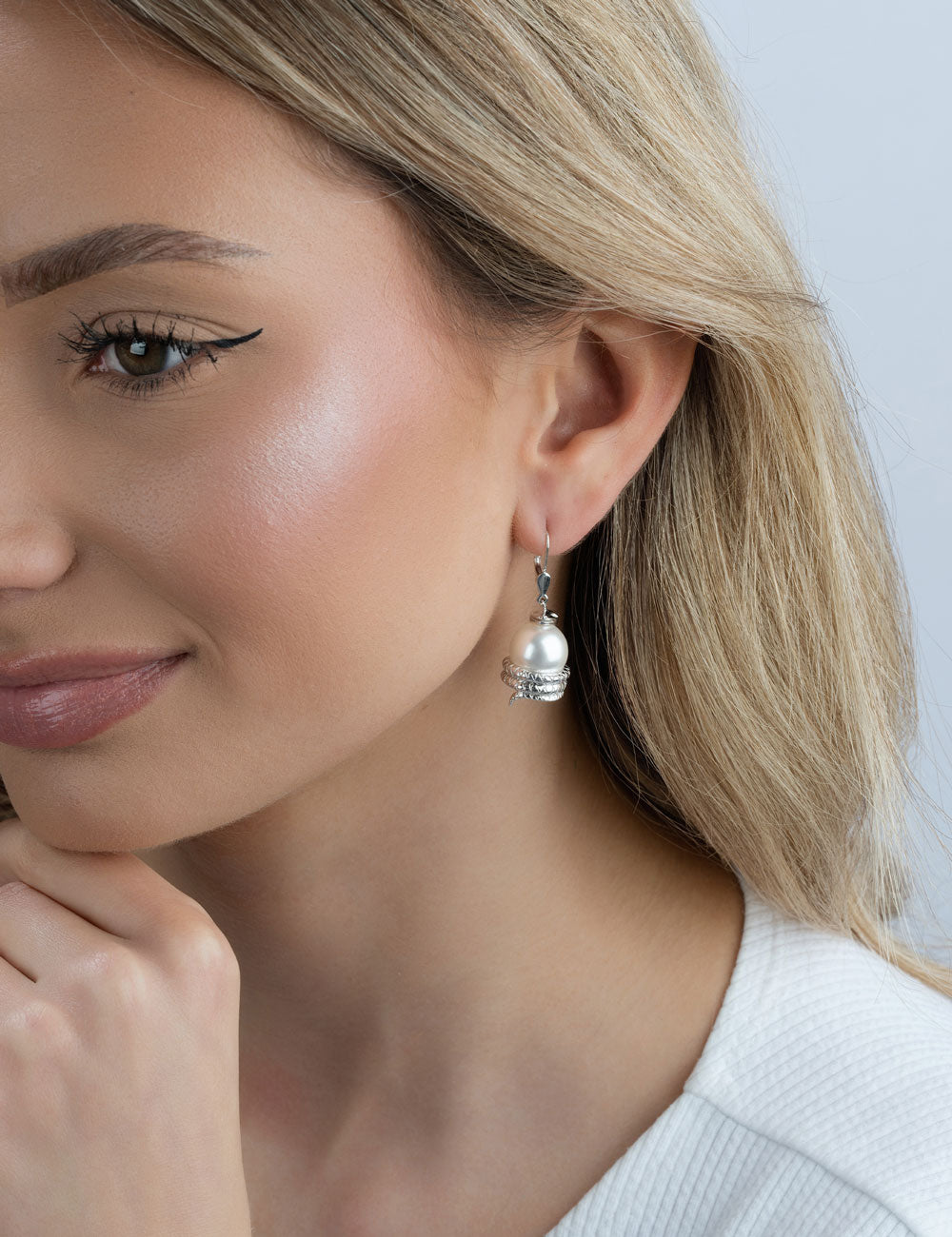 #Muschelkernperle_weiß