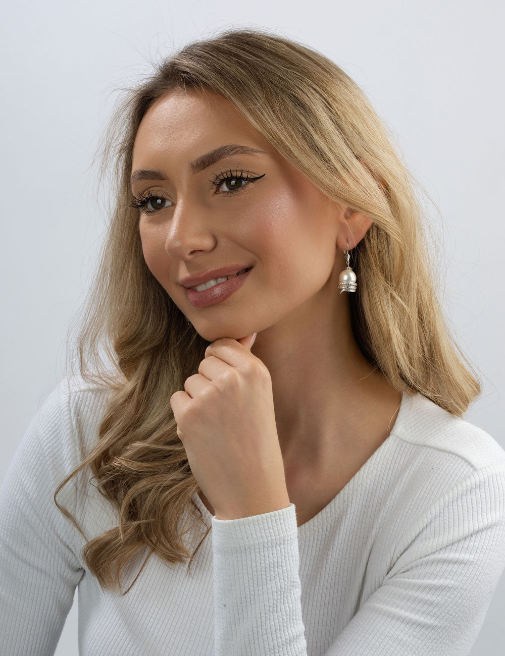 #Muschelkernperle_weiß