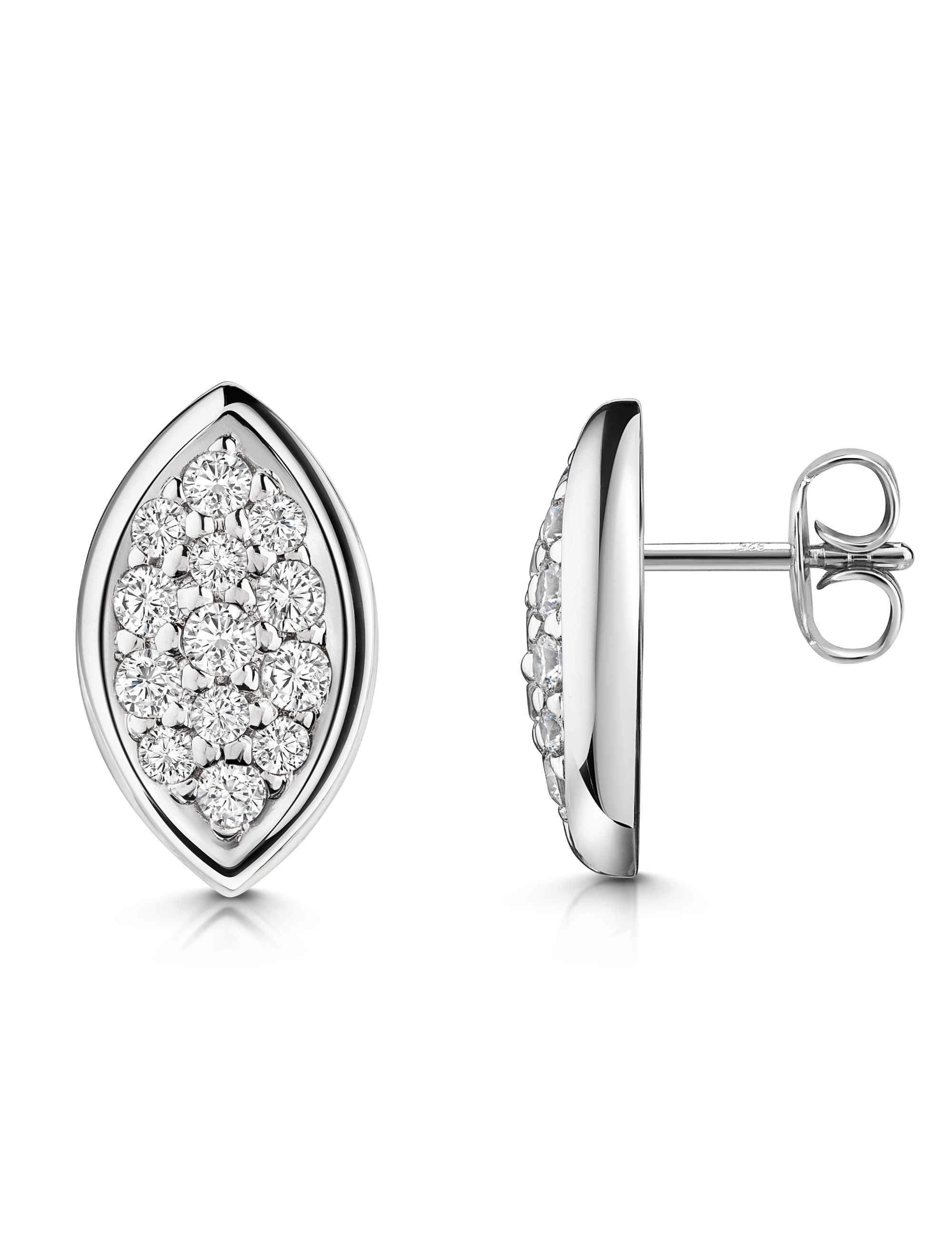 Ohrstecker 925 Silber rhodiniert mit Zirkonia 37770_3