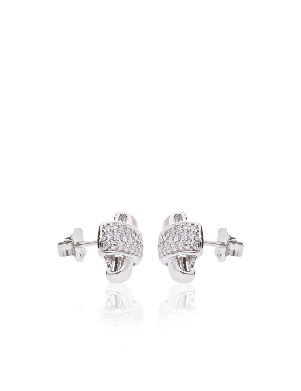Ohrstecker Silber rhodiniert mit Zirkonia 93168_2