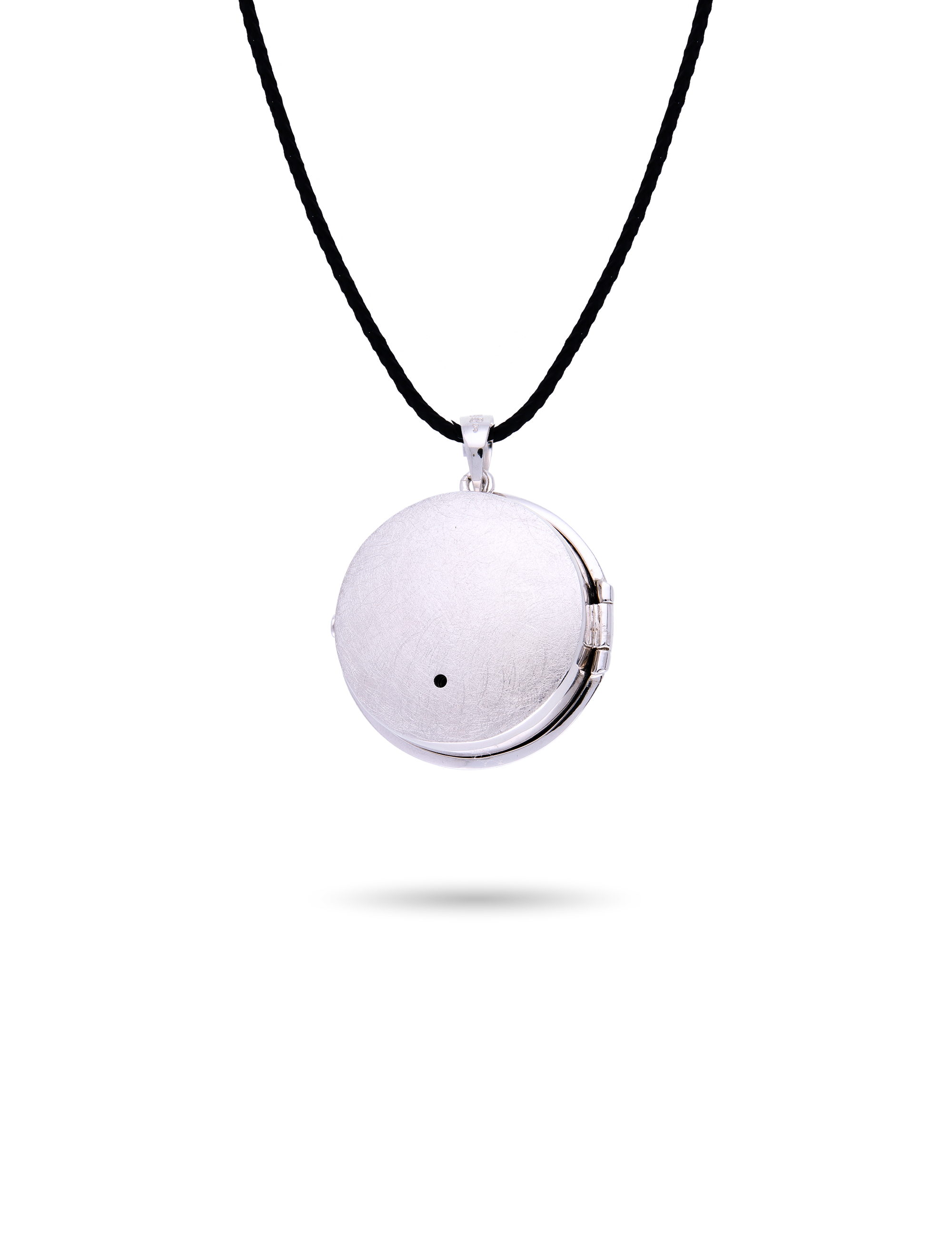 Parfuemanhaenger 925 Silber rhodiniert mit Stoffkordel 47460_3