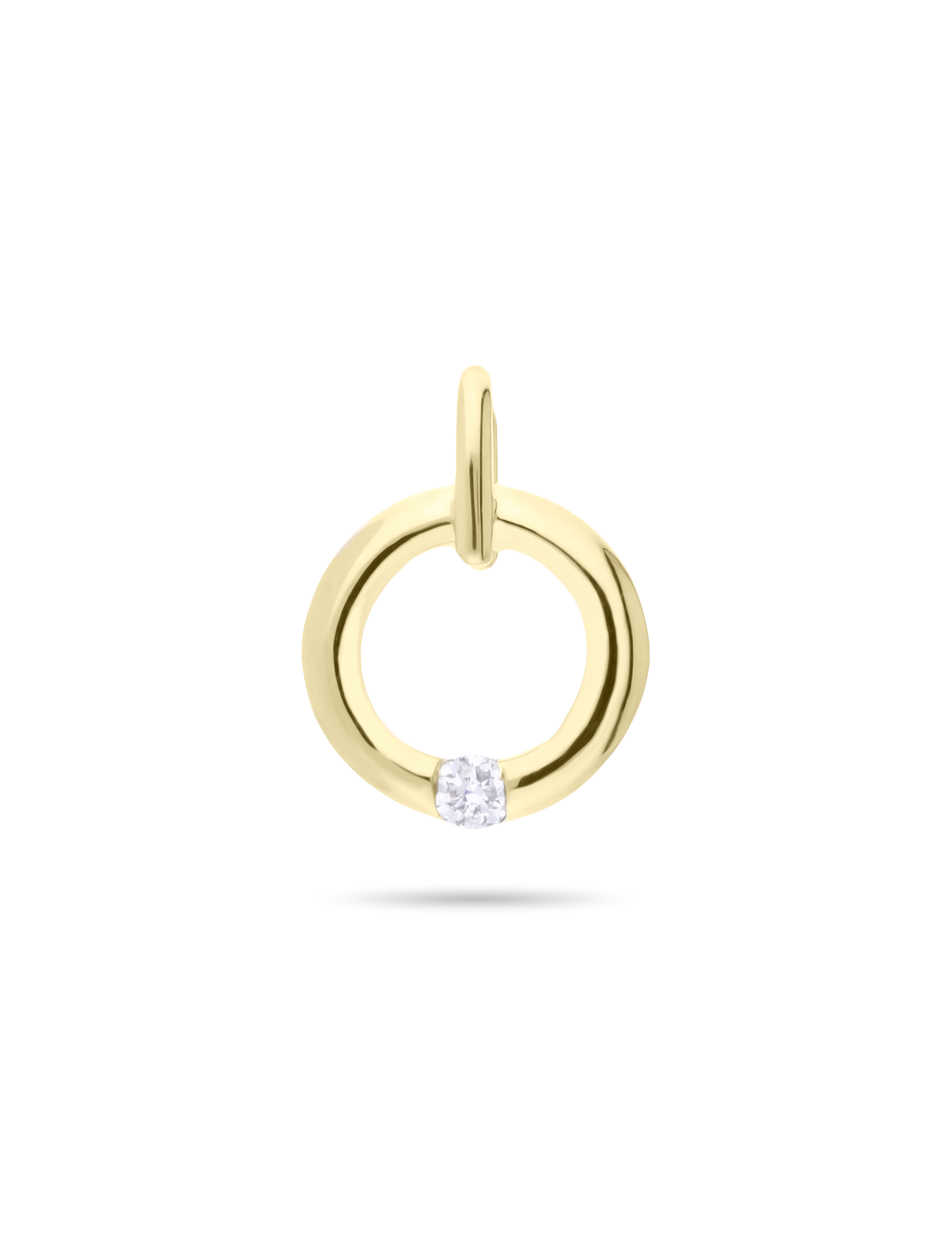 Premium Anhänger, 585/- Gelbgold mit Diamant 0,15 Karat