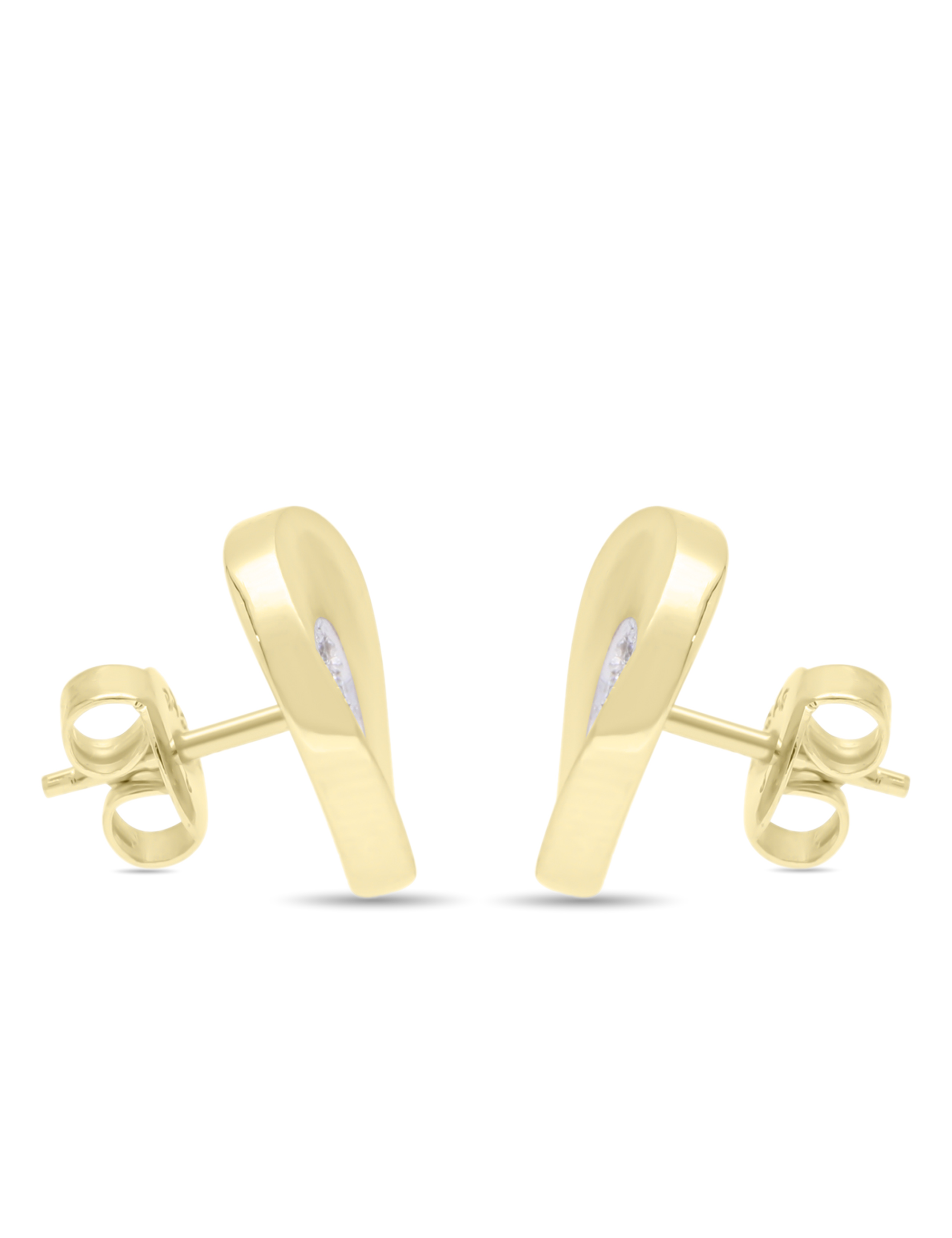 Premium Ohrstecker Gelbgold mit Diamanten 0.14 Karat_37709_4