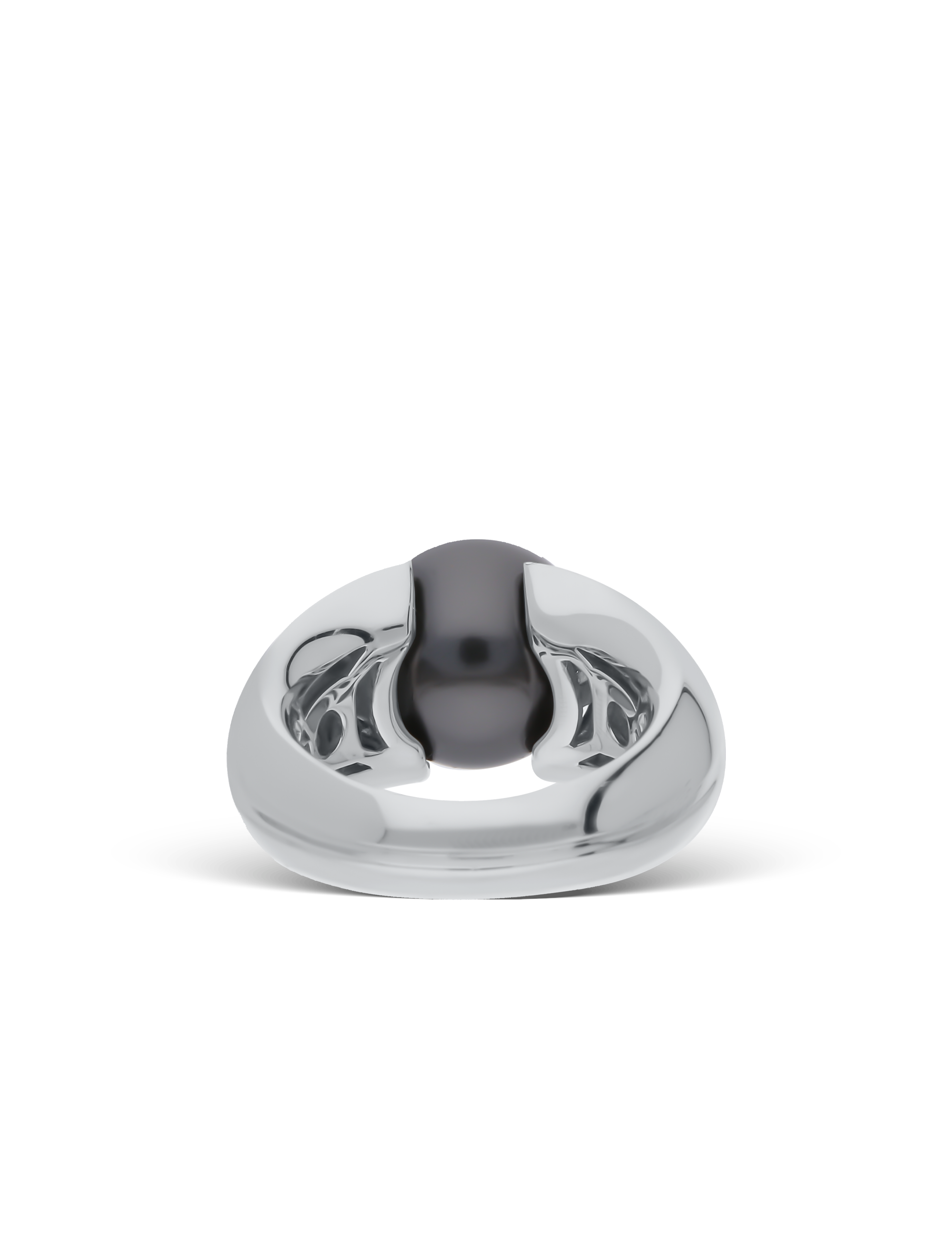 Ring 925 Silber rhodiniert mit Perle 12mm 91420_4