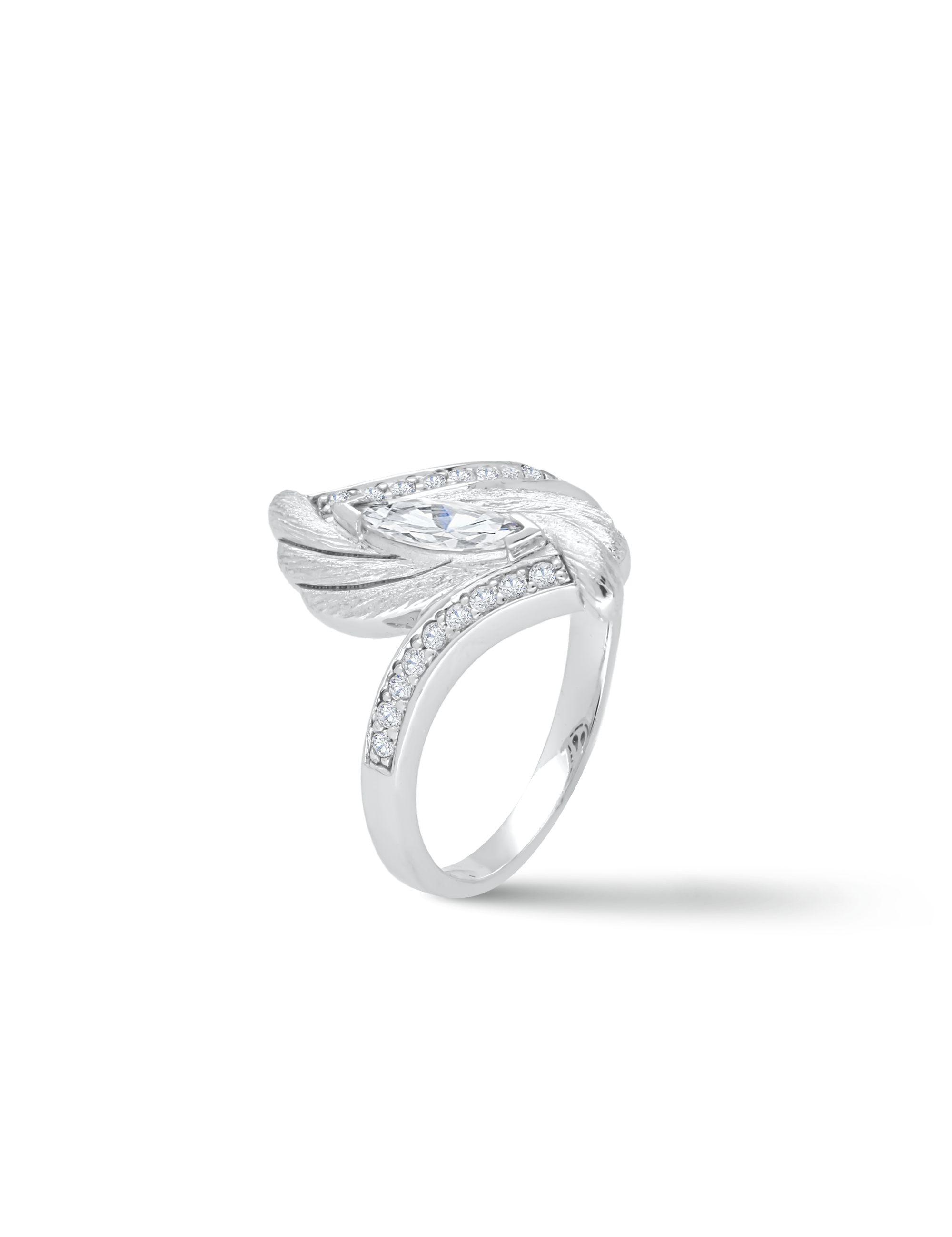 Ring, 925/- Silber mit Zirkonia