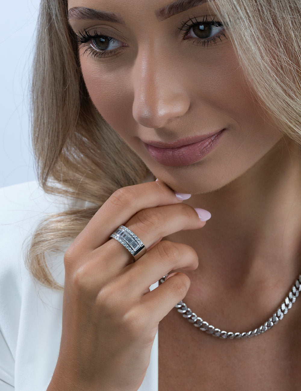 Ring 925/- Silber mit Zirkonia