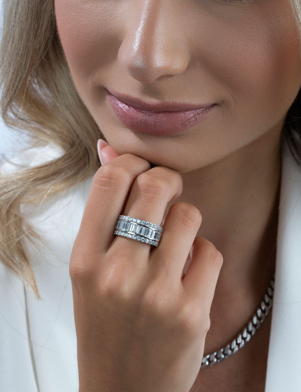 Ring 925/- Silber mit Zirkonia