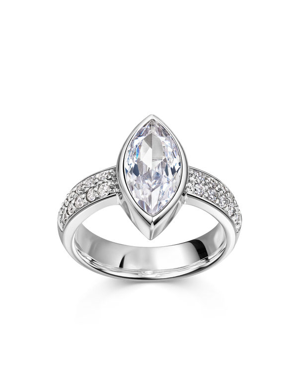 Ring 925/- Silber mit Zirkonia
