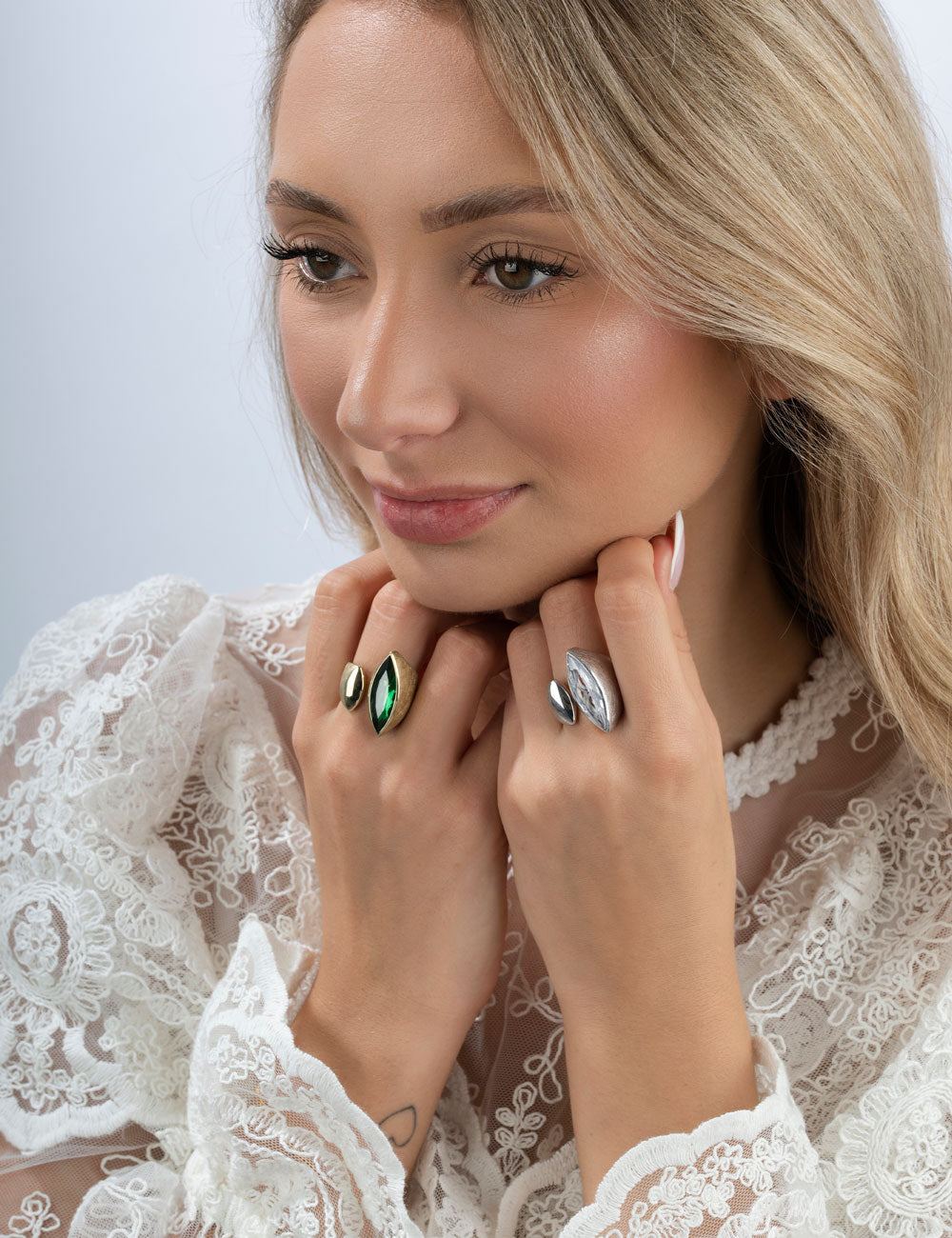 Ring 925/- Silber mit Zirkonia