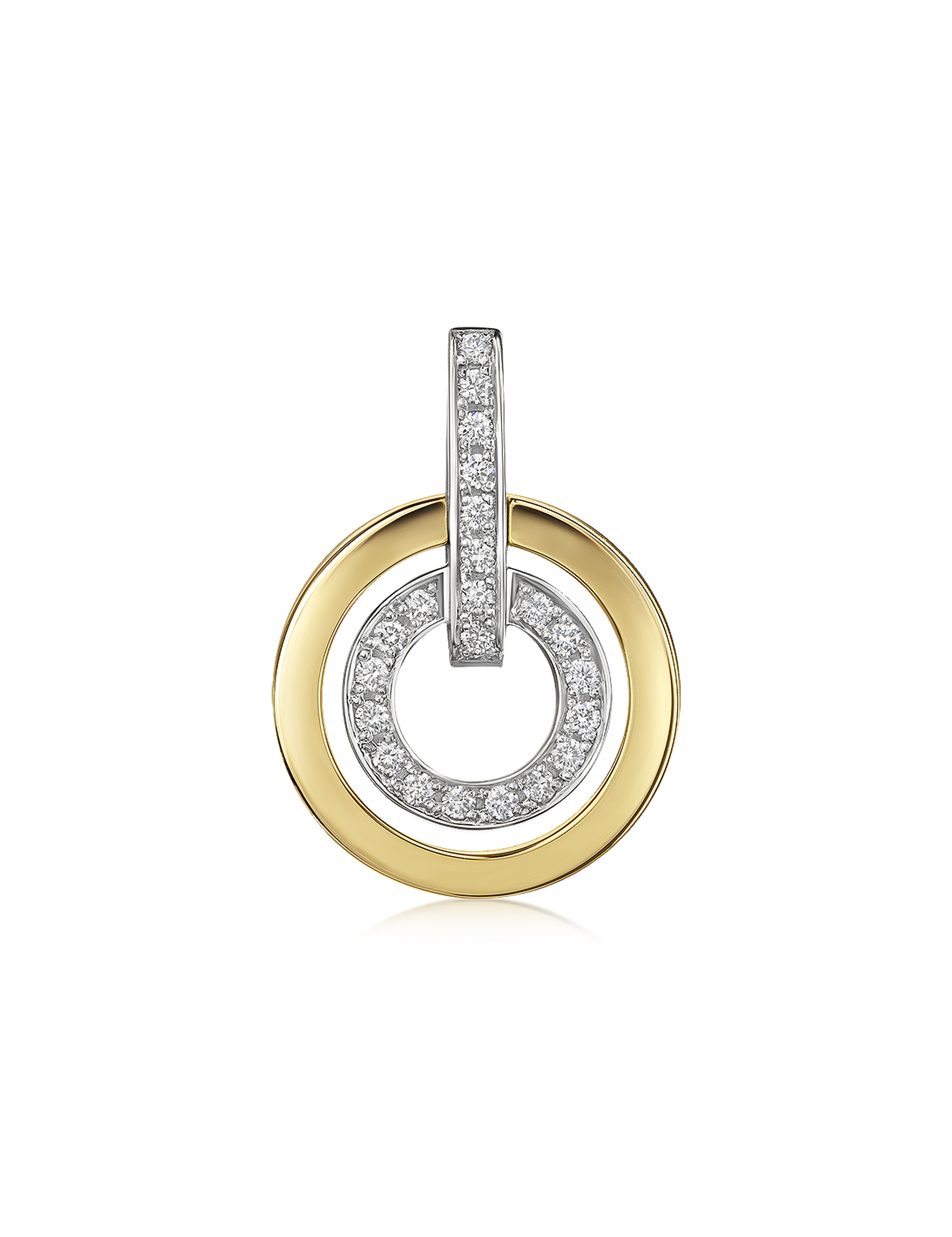 Premium Gold Anhänger mit Diamanten 0,33 Karat