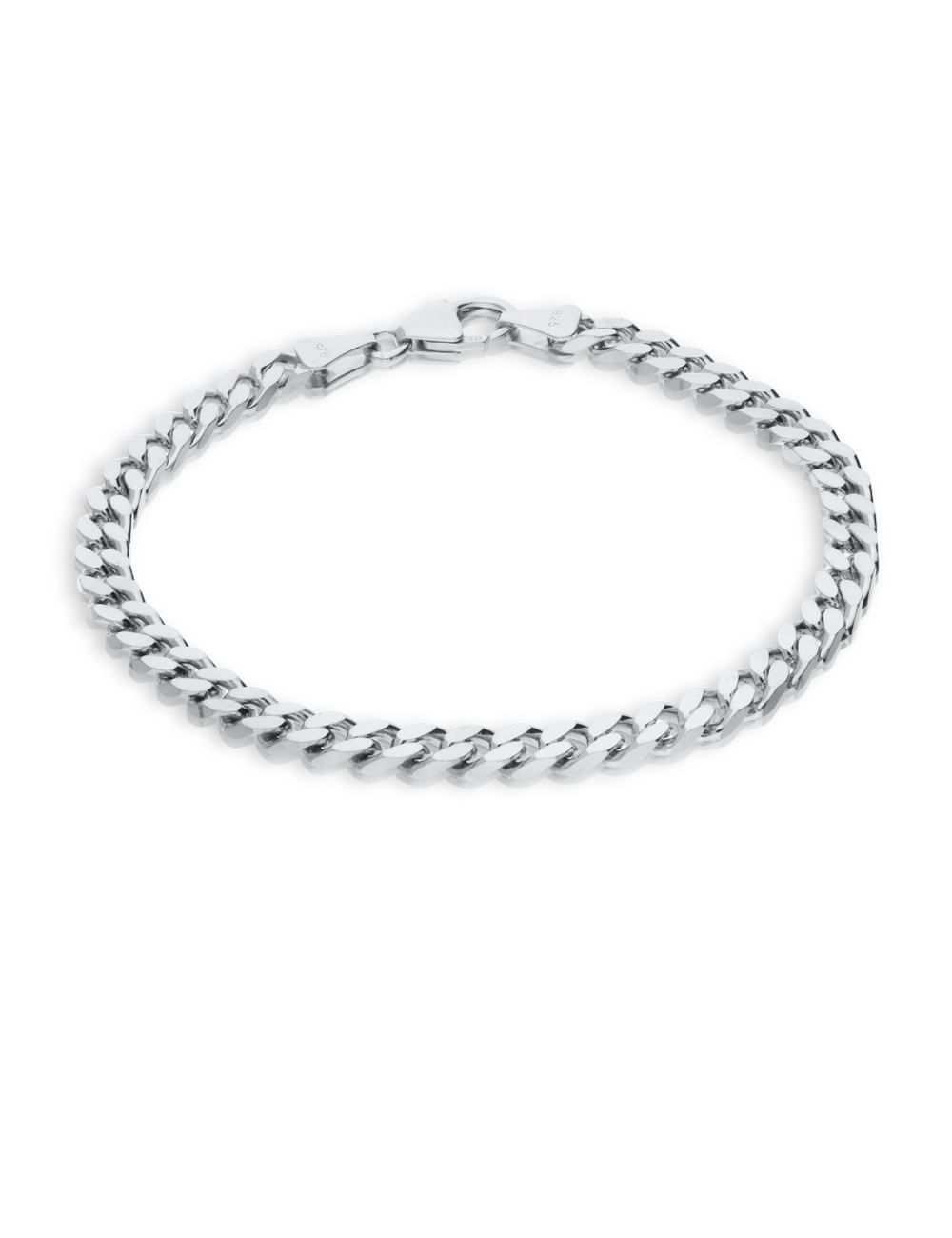 Panzerkette Armband 925/- Silber
