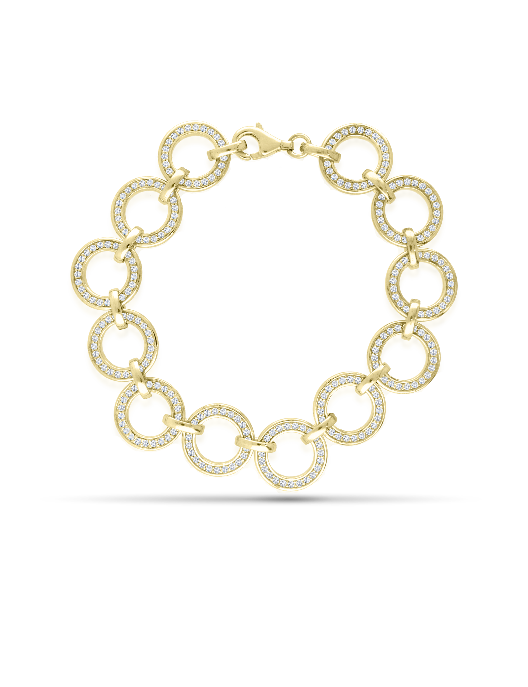 Armband, 925/- Silber mit Zirkonia