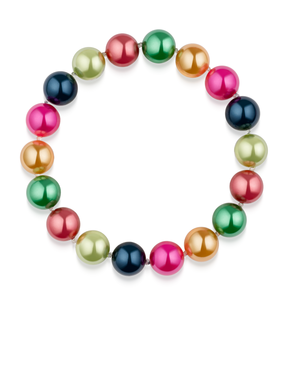 #Muschelkernperle_multi-pink