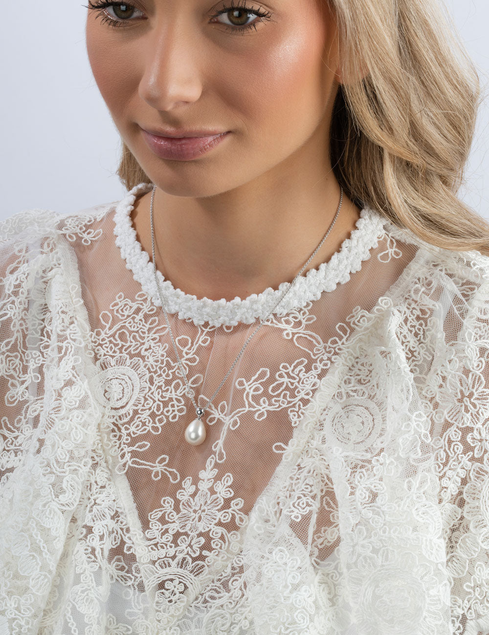 Essentials Anhänger 925/- Silber 12x15 mm Tropfen