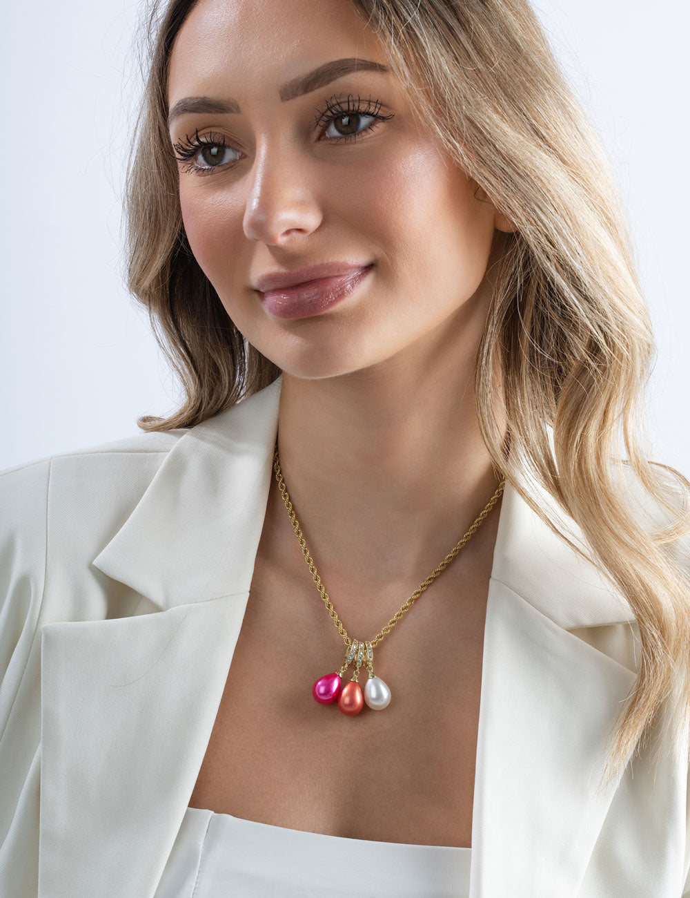 #Muschelkernperle_pink