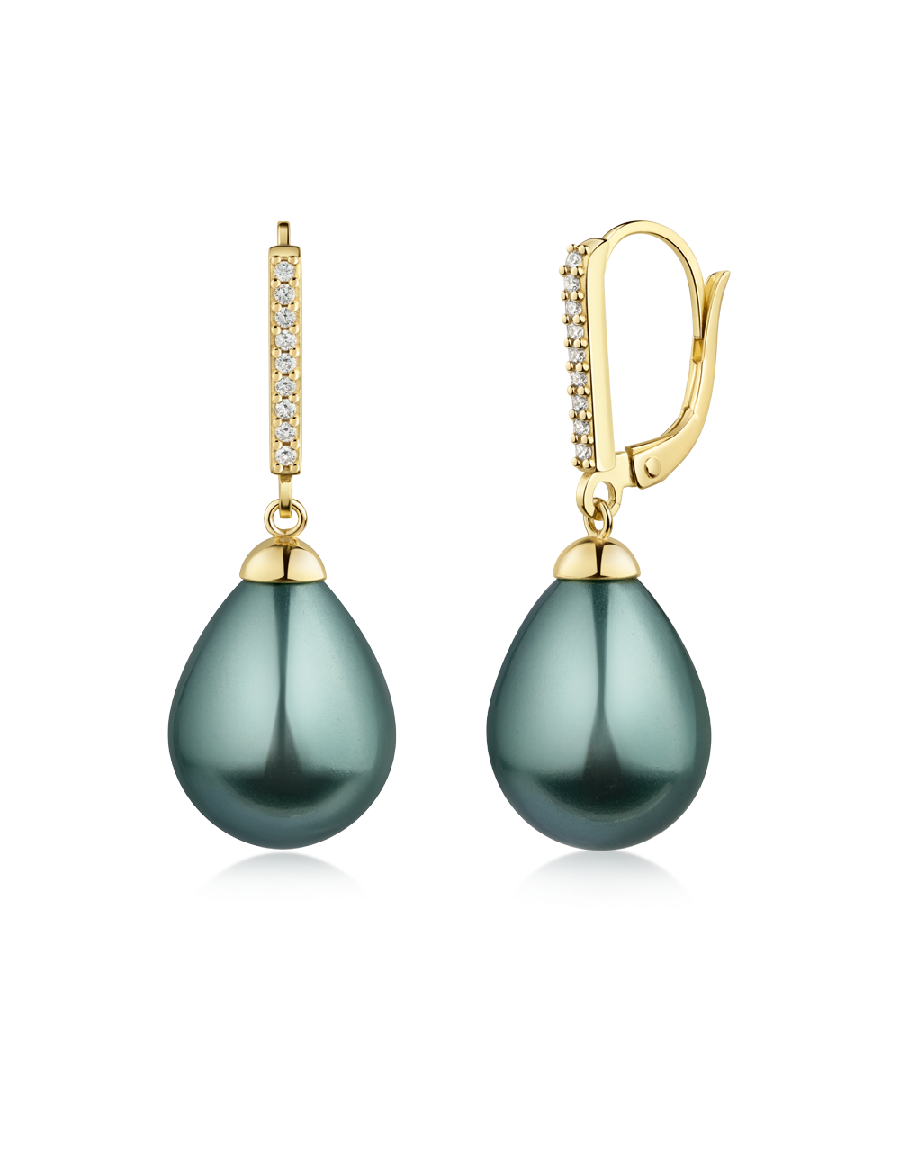 #Muschelkernperle_petrol