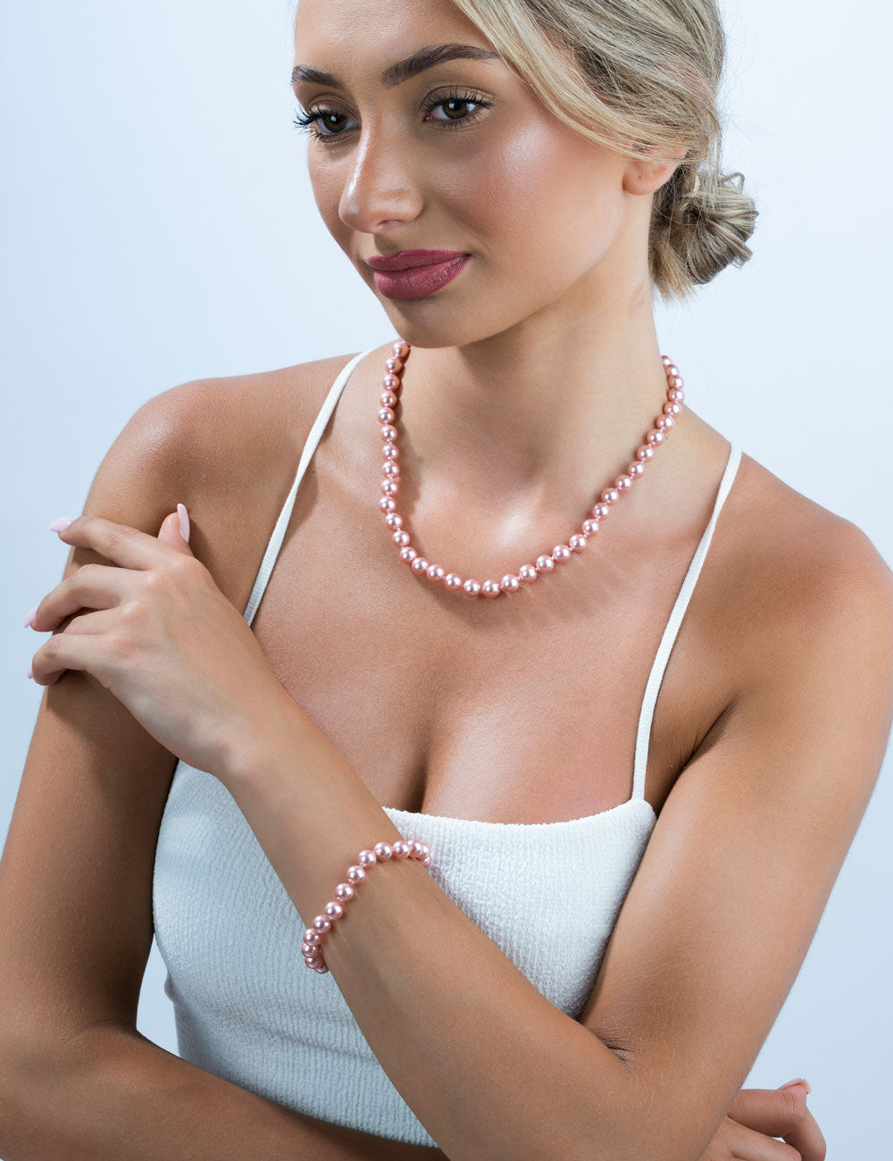 #Muschelkernperle_rosa