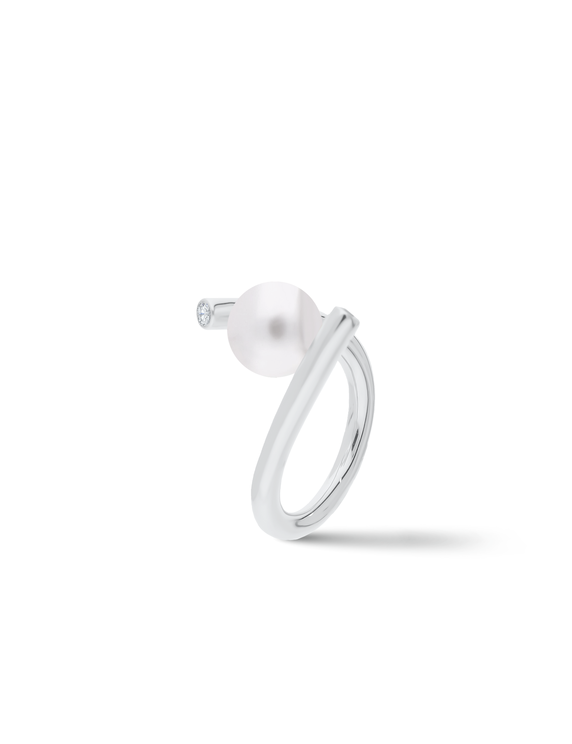 Ring, 925/- Silber mit Perle