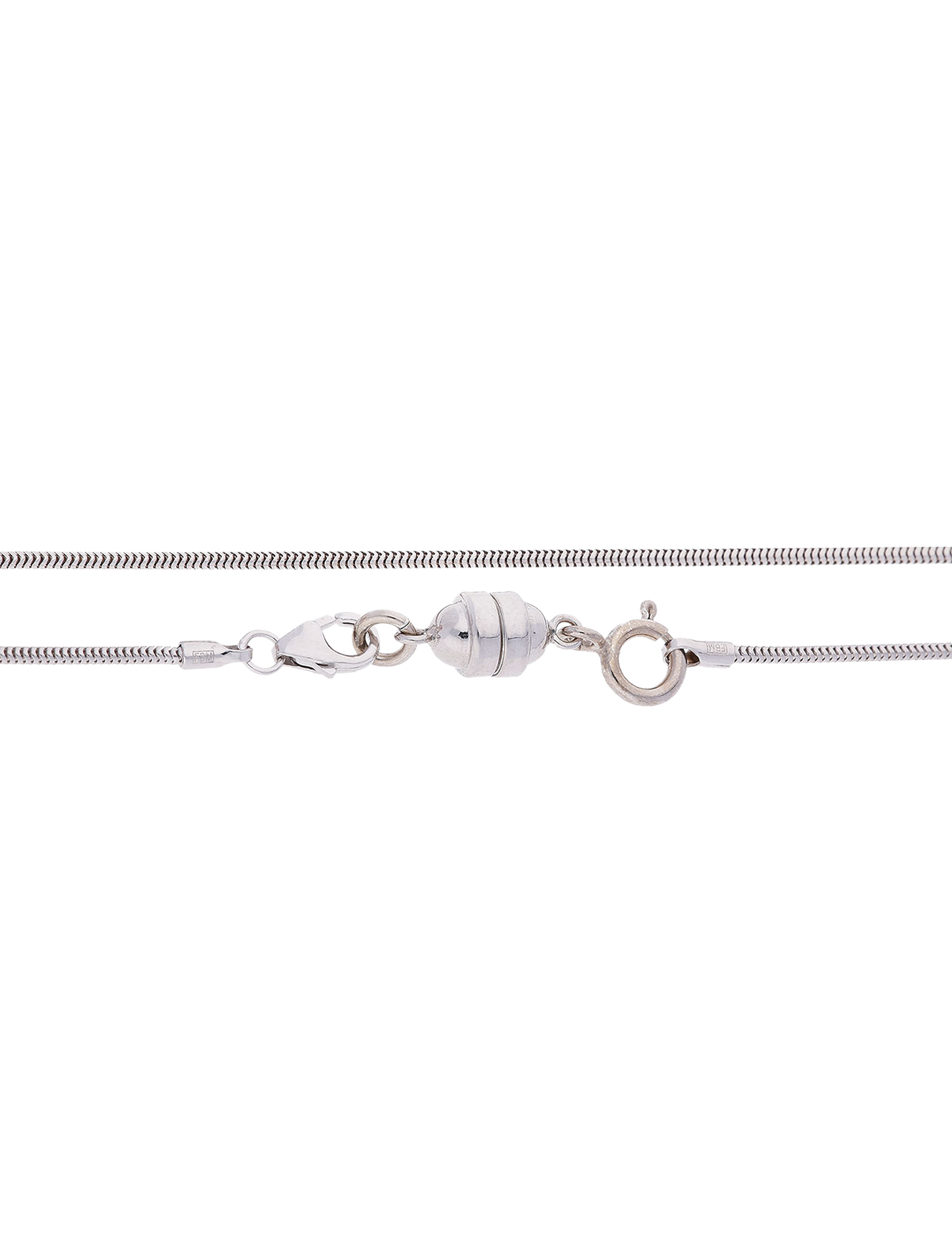 Silberkette 45cm mit Perlanhänger