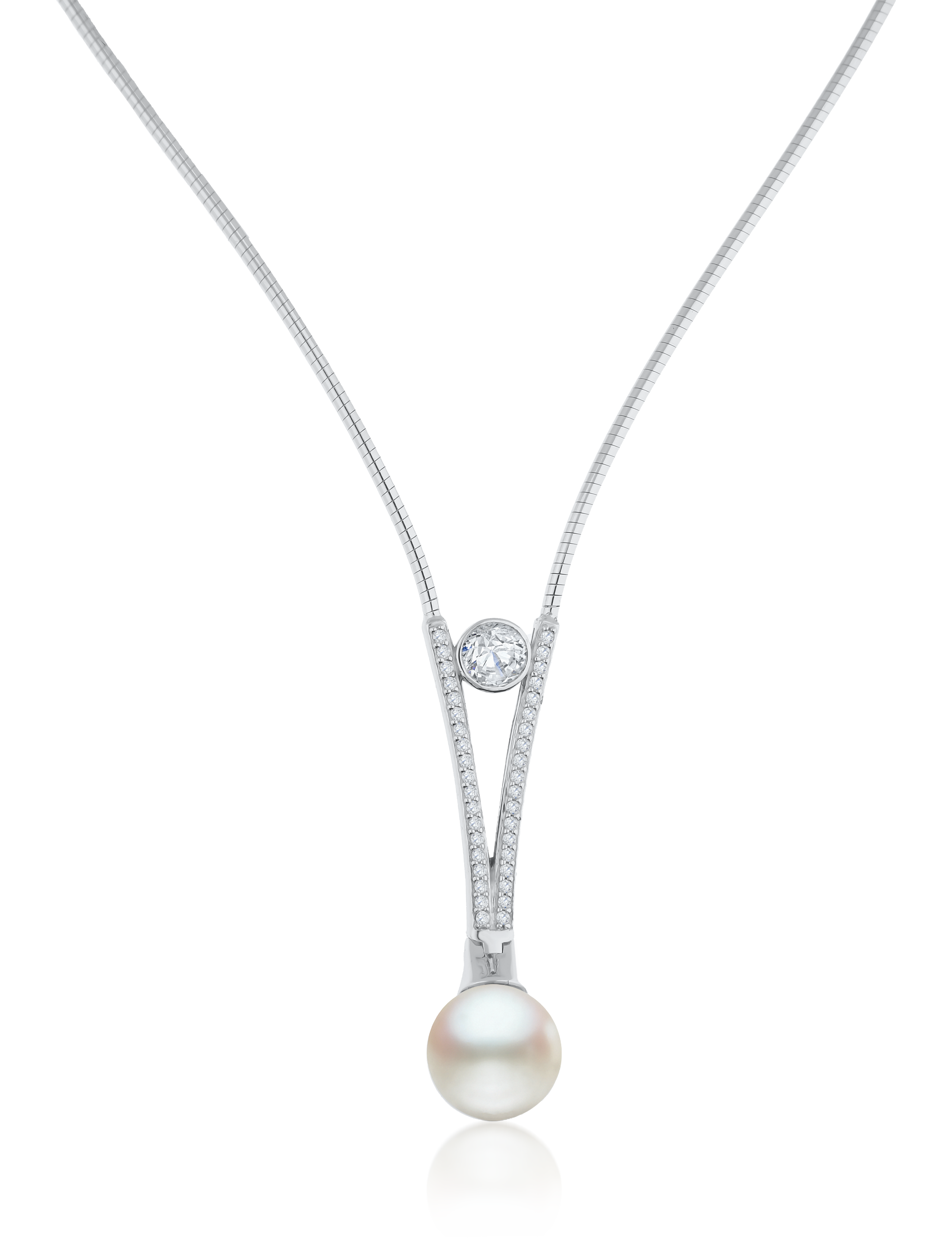 Silber-Collier 43+5cm