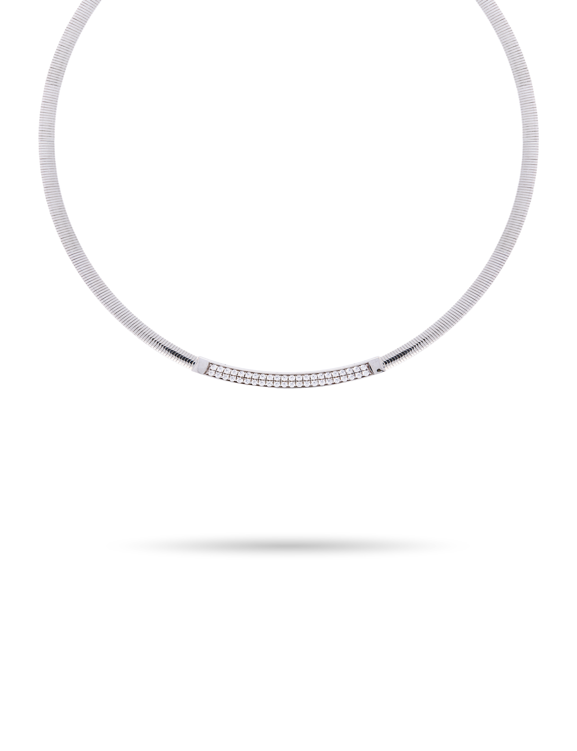 Collier 45 cm mit Zirkonia