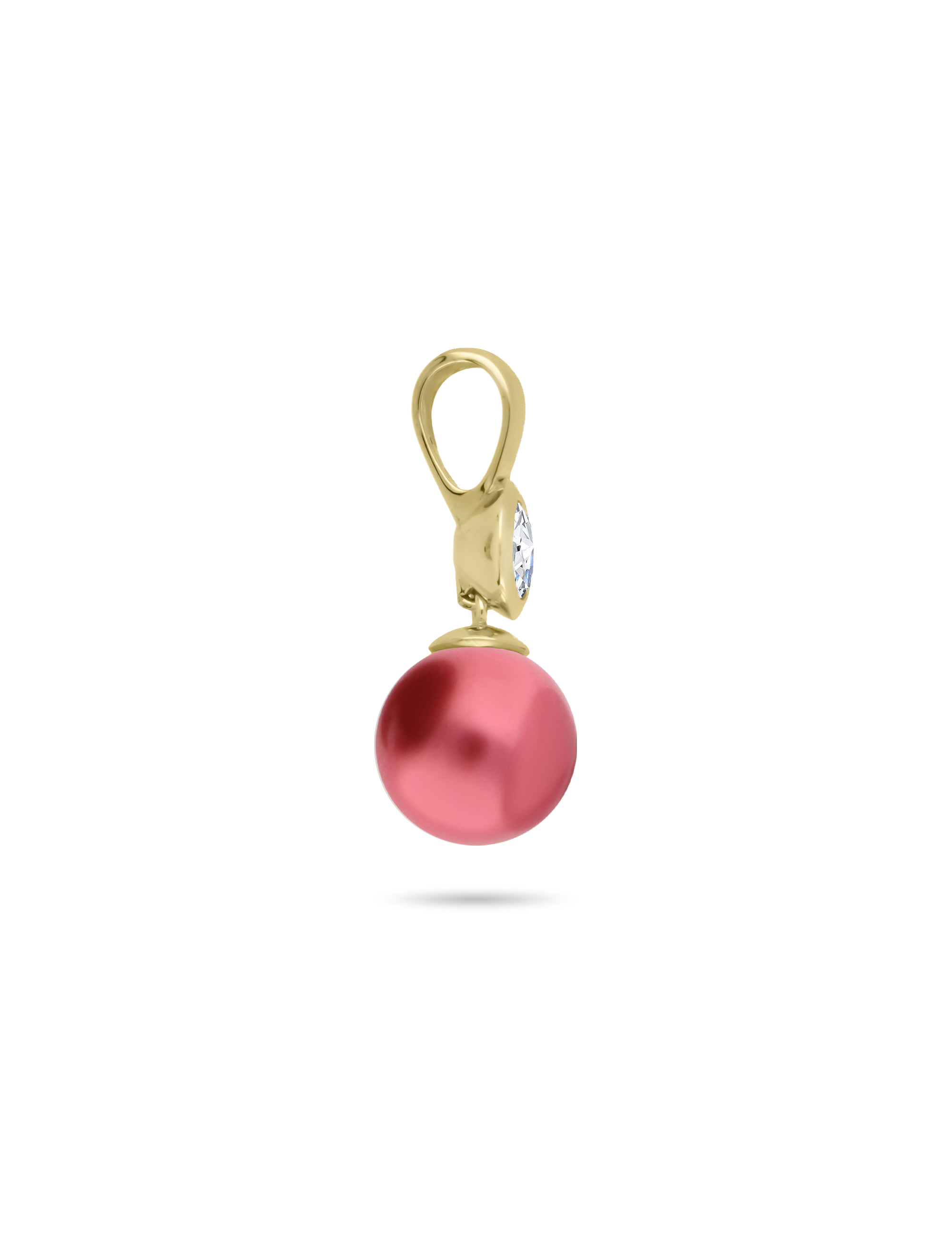 #Muschelkernperle_rot