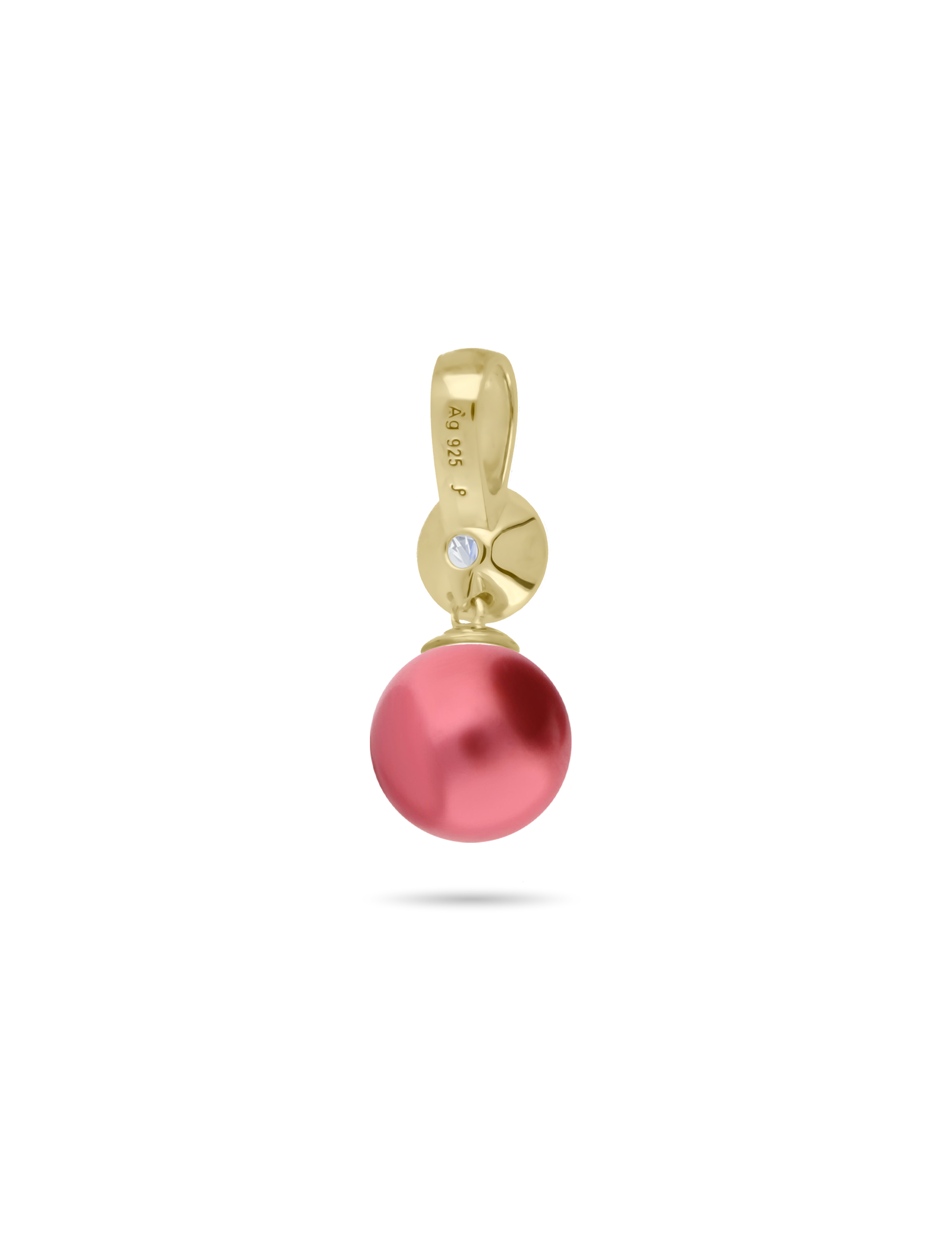 #Muschelkernperle_rot