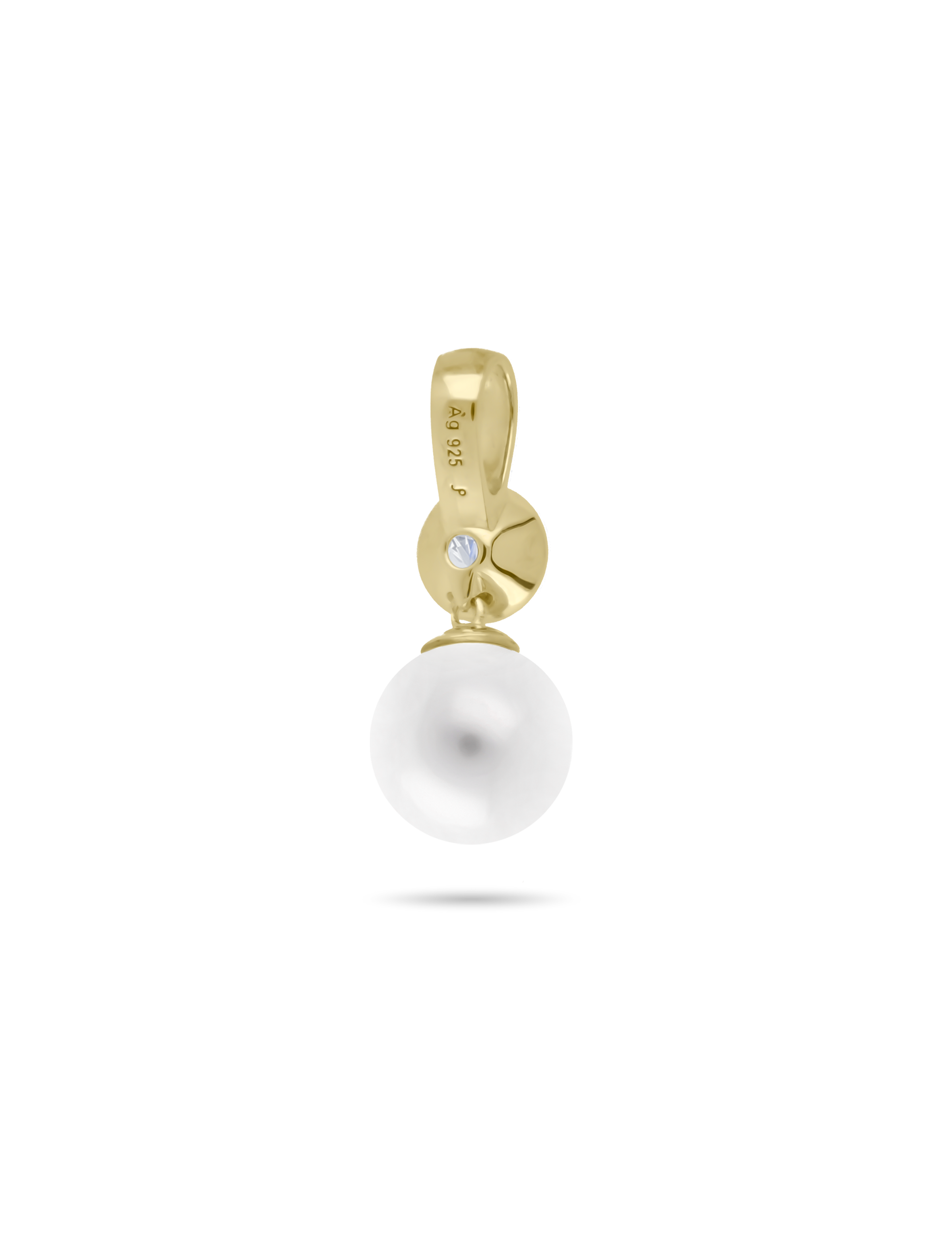 #Muschelkernperle_weiß
