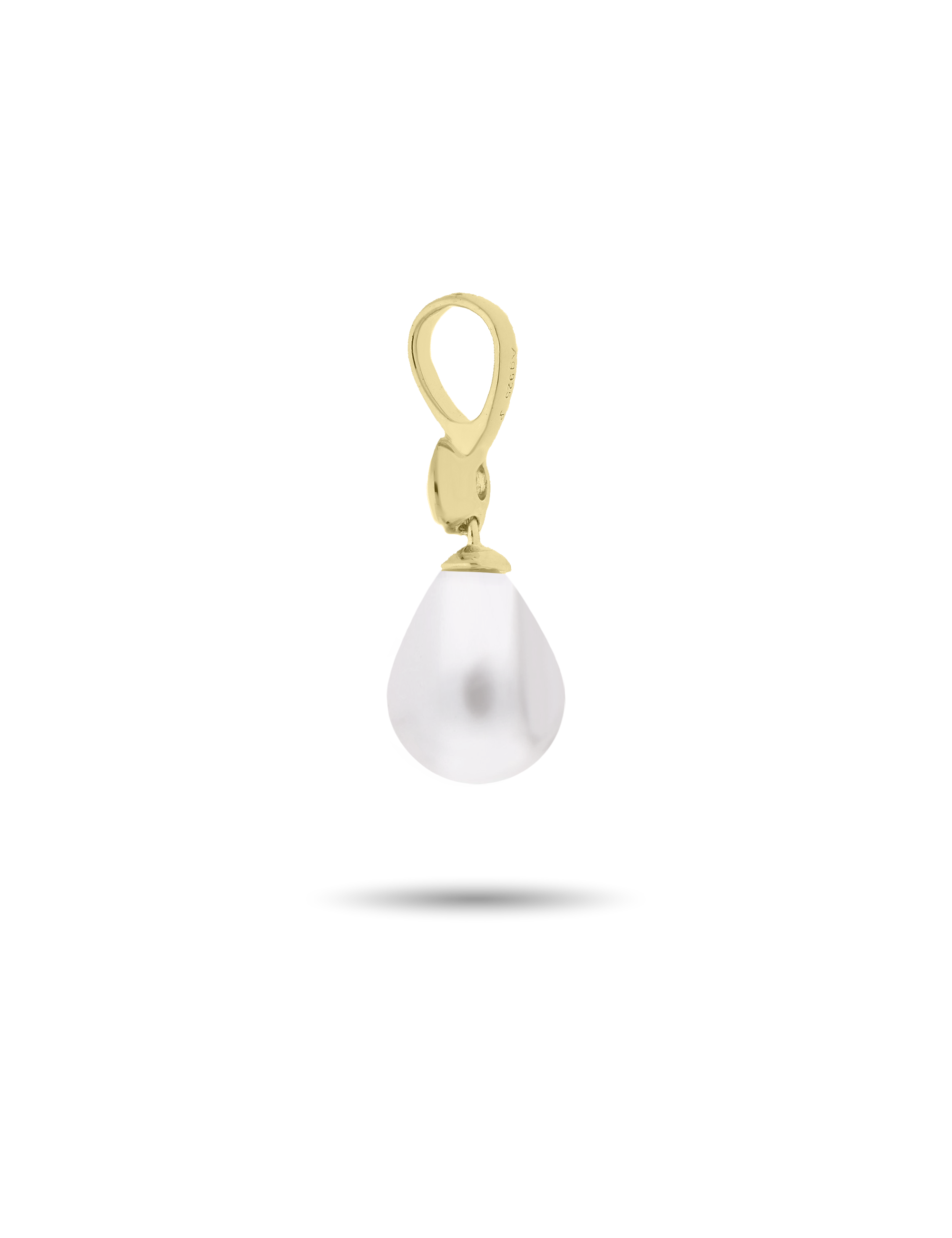 #Muschelkernperle_weiß