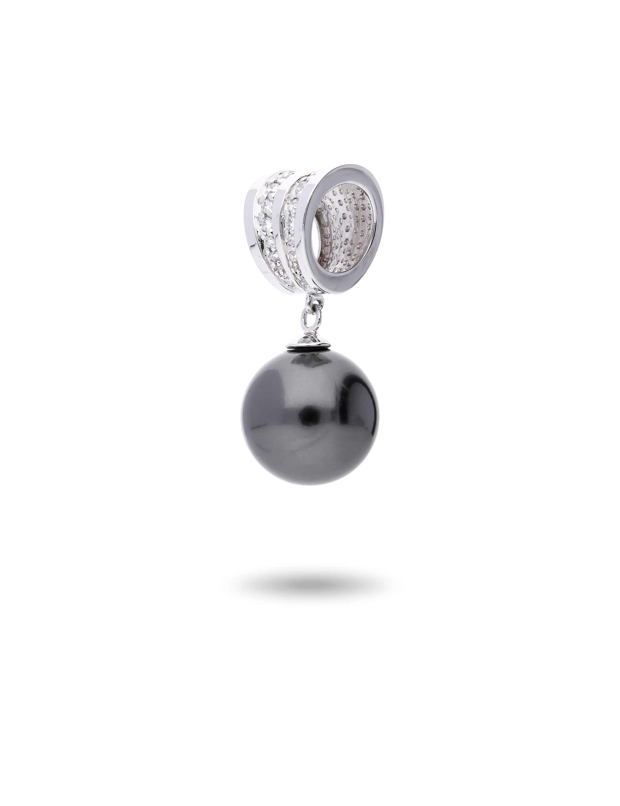 Anhaenger 925 Silber mit Perle anthrazit_92588_2