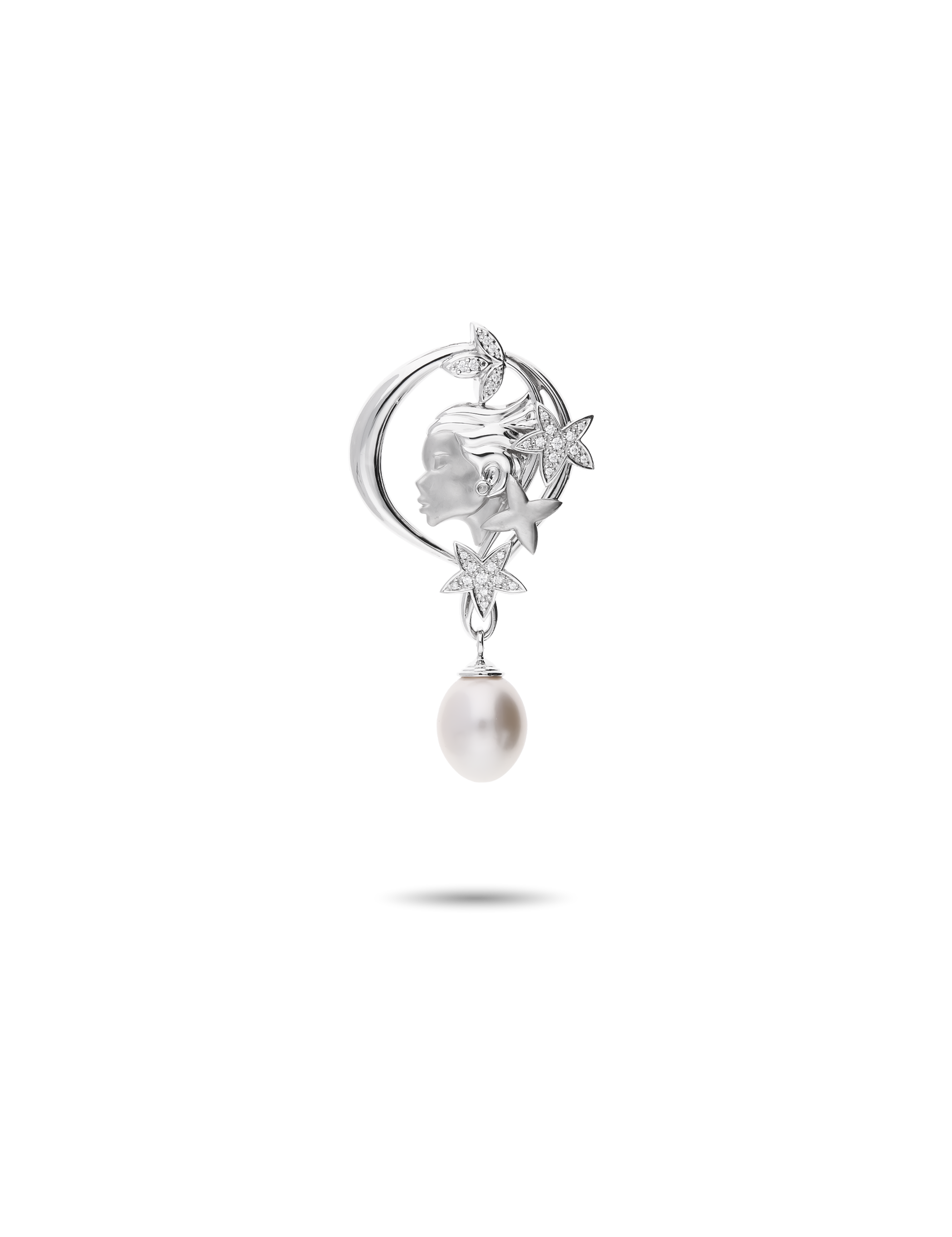 Anhänger, 925/- Silber mit Perle