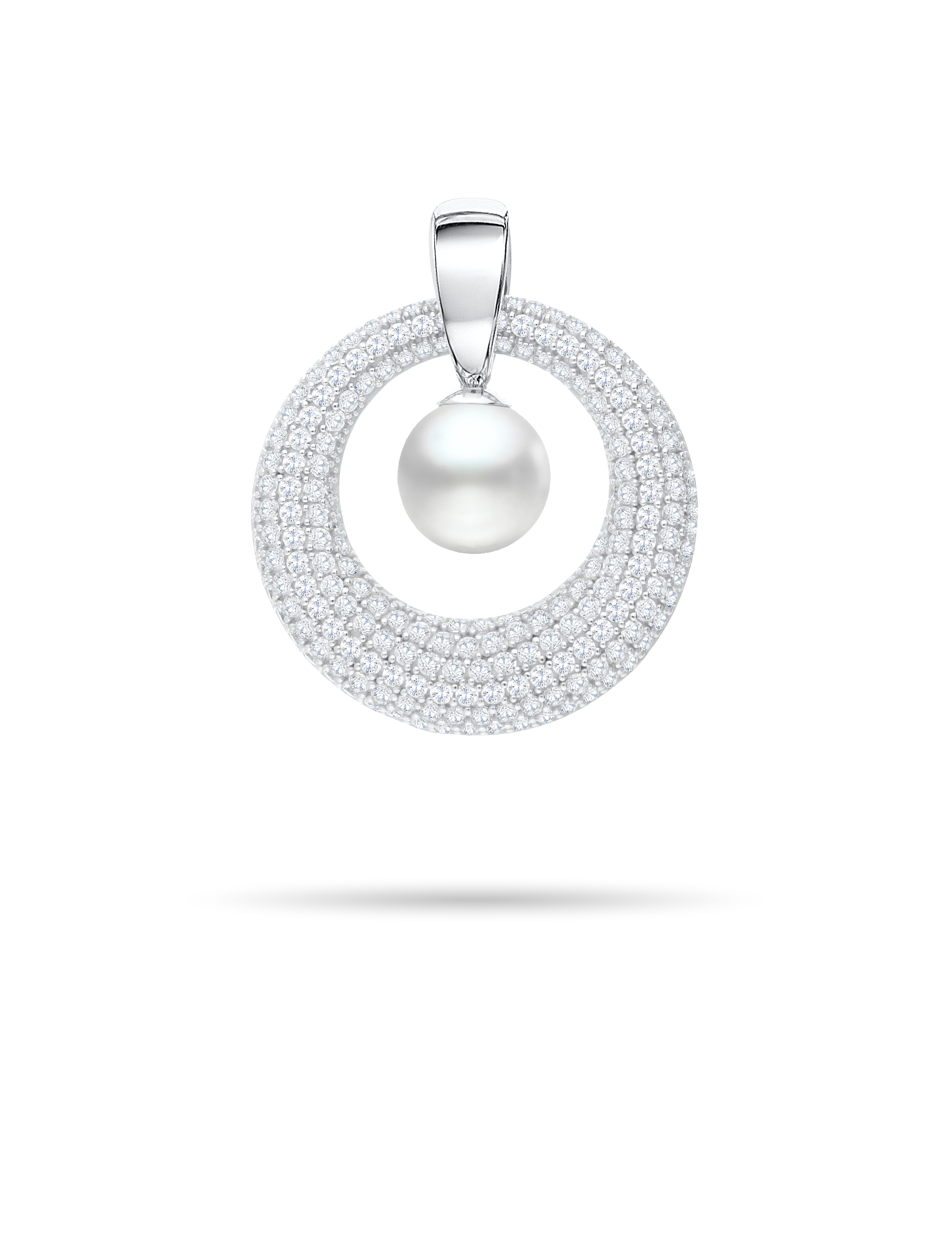 Anhänger, 925/- Silber mit Perle