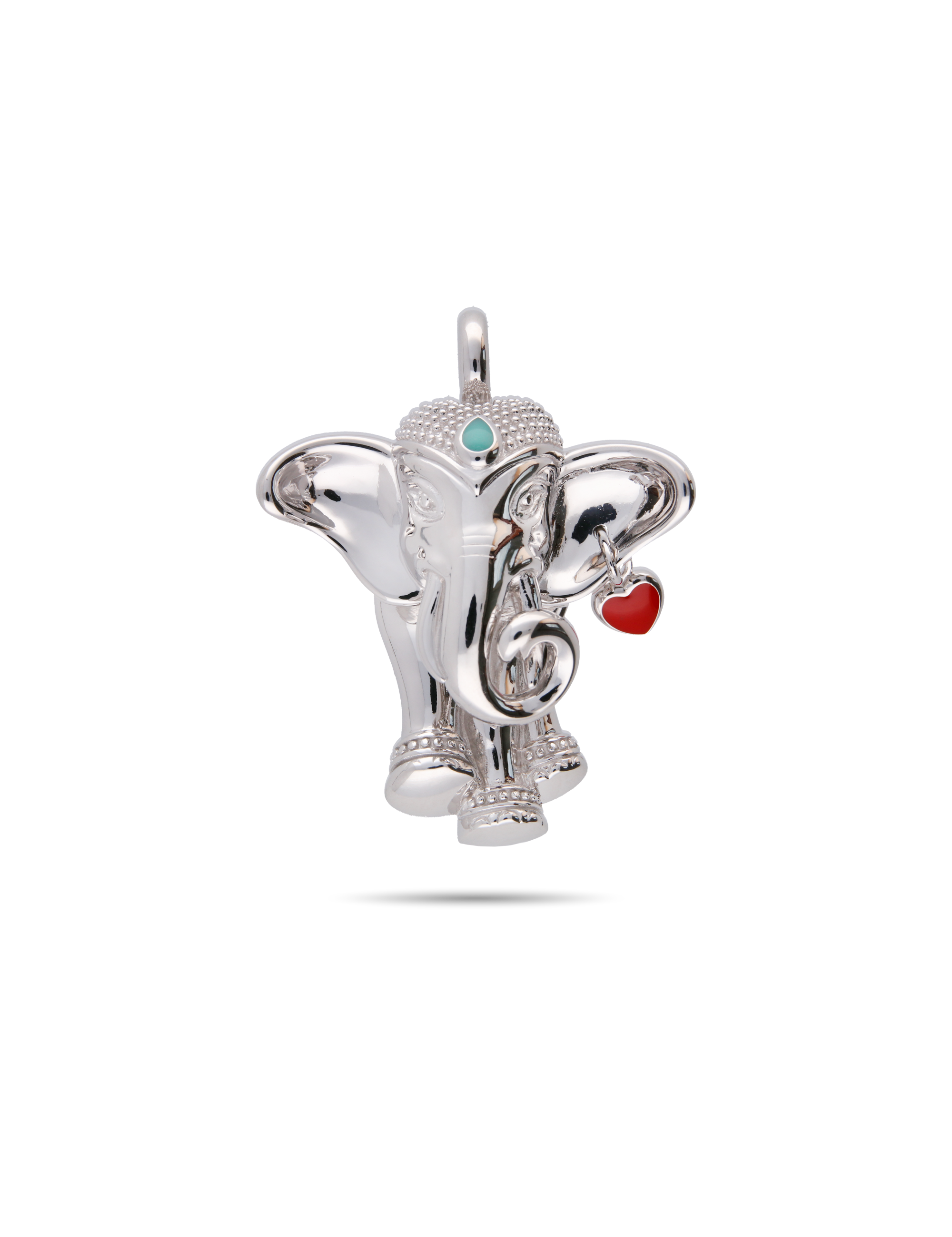 Anhänger Elefant, 925/- Silber rhodiniert
