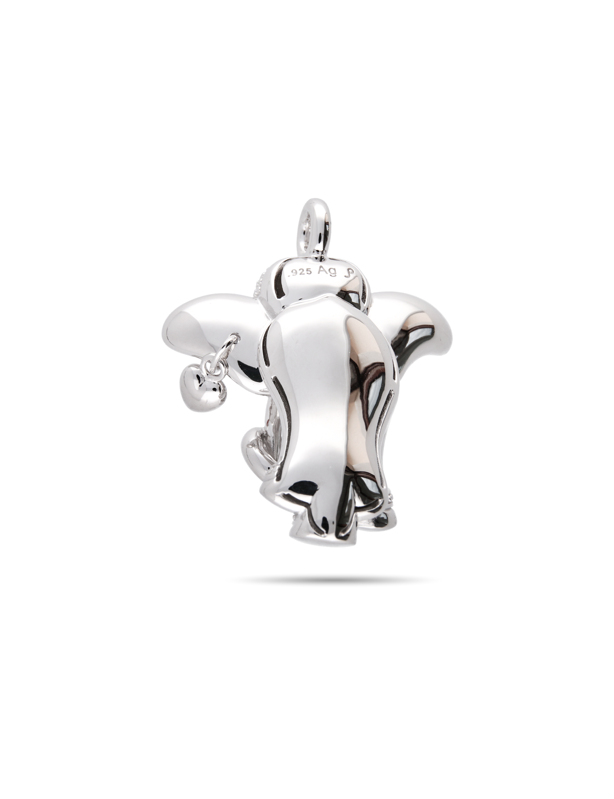 Anhaenger Elefant 925 Silber rhodiniert 92286_3