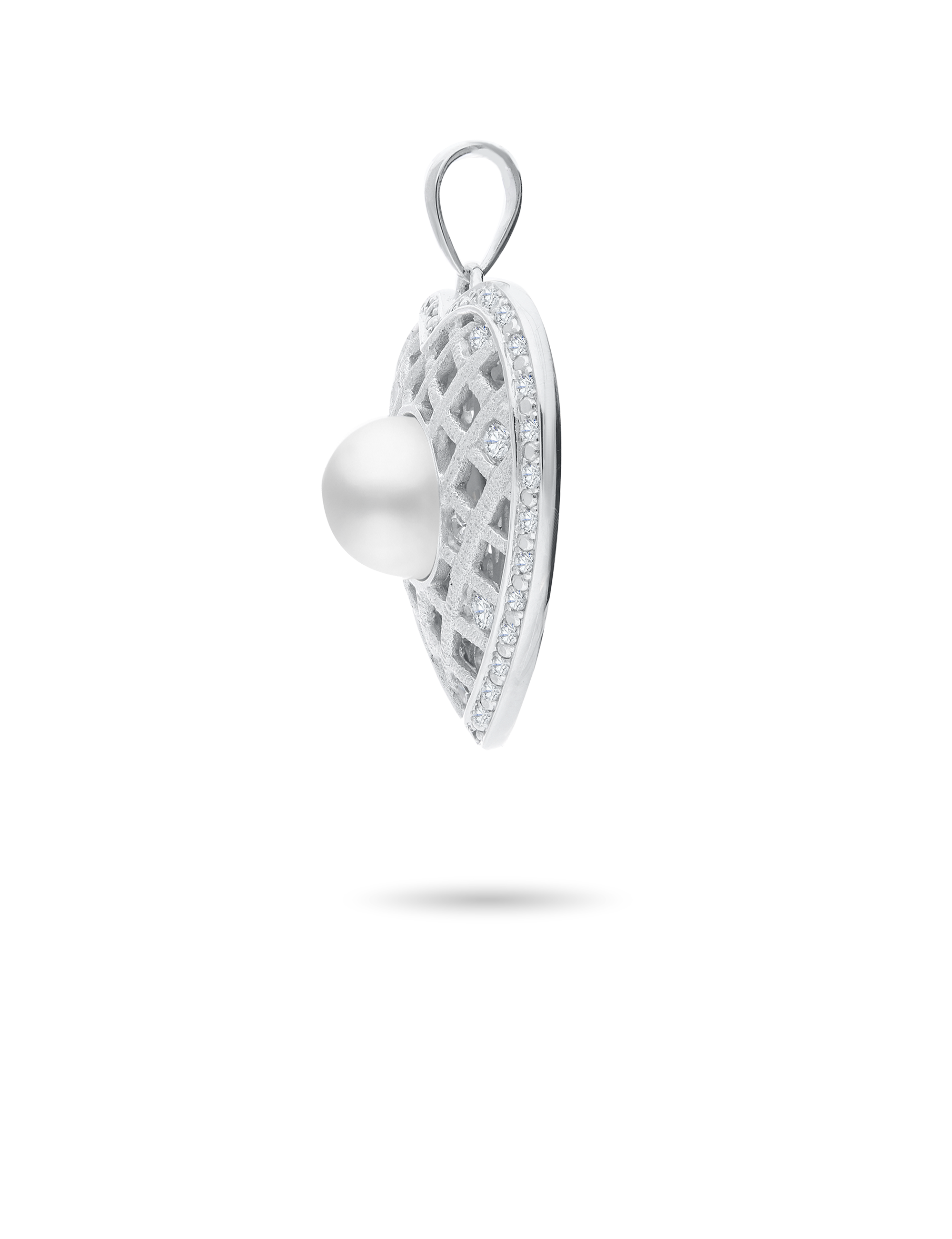 Anhaenger Herz 925 Silber rhodiniert mit Perle_27244_2